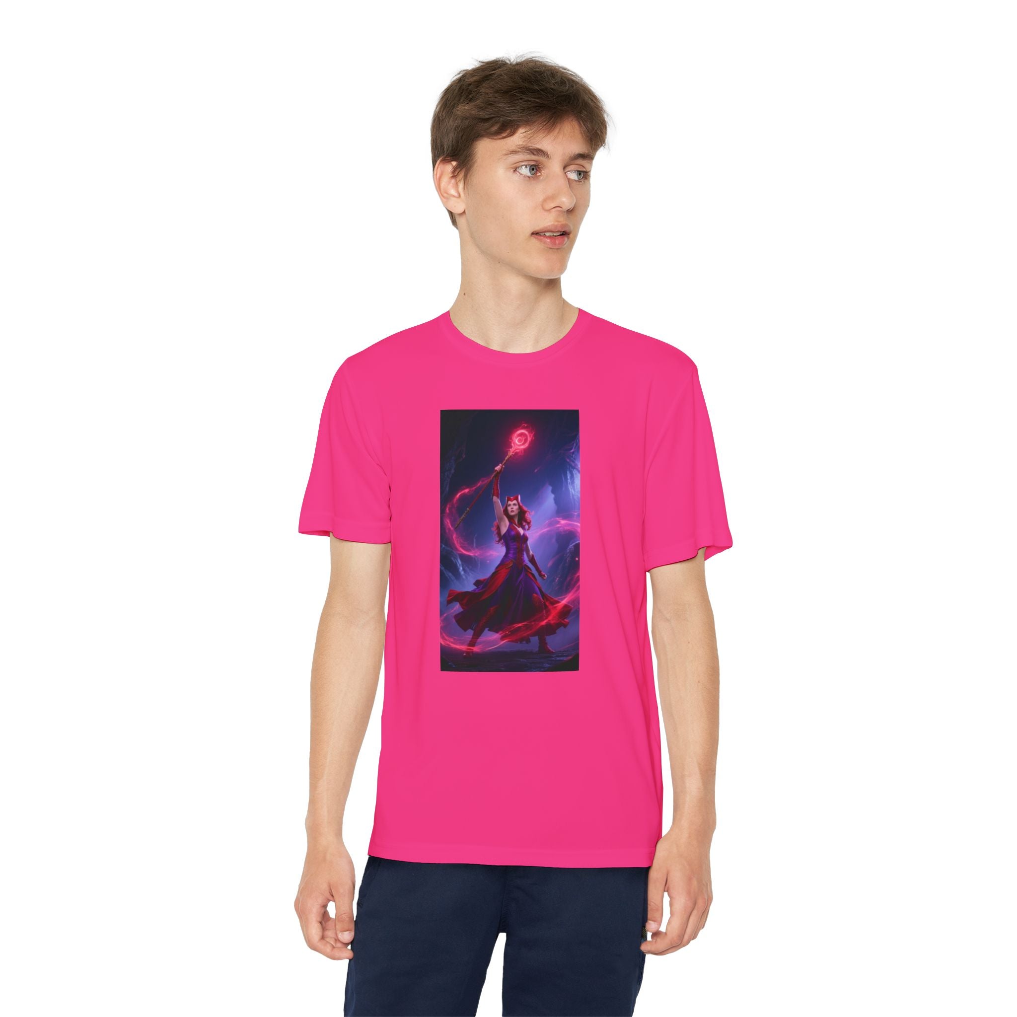 Superhero Youth T-Shirt Sports Graphic Tee, Cool Athletic Shirt for Kids