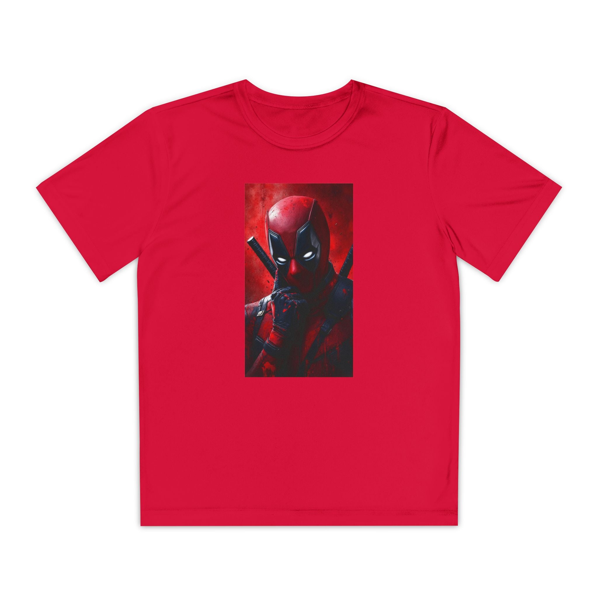 Deadpool Superhero Marvel Patriotic, Kids Graphic T-Shirt, Boys Hero Top, Girls Comic Book Clothing, Birthday