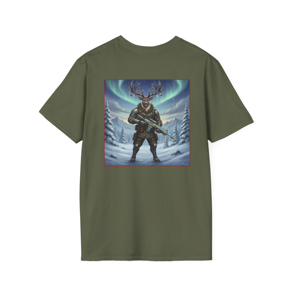 Yule Guard Patriotic Christmas Holiday ~ Unisex Softstyle T-Shirt