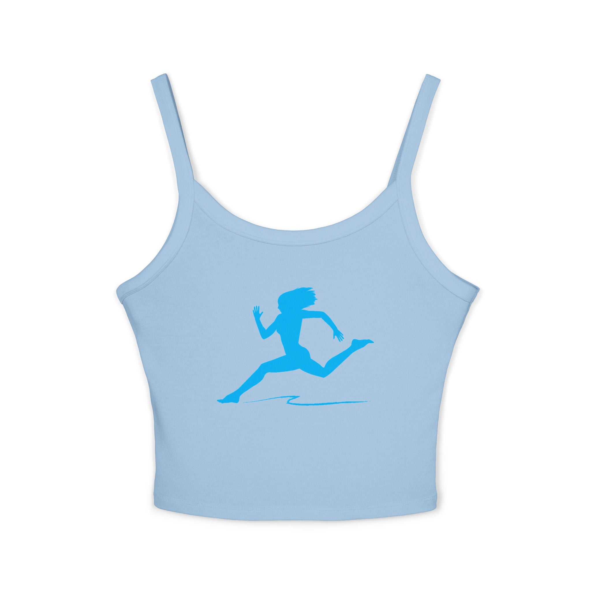 Running Woman Tank Top, Athletic Workout Top, Fitness Sleeveless Shirt, Jogging Muscle Tee, Exercise Gym Cami