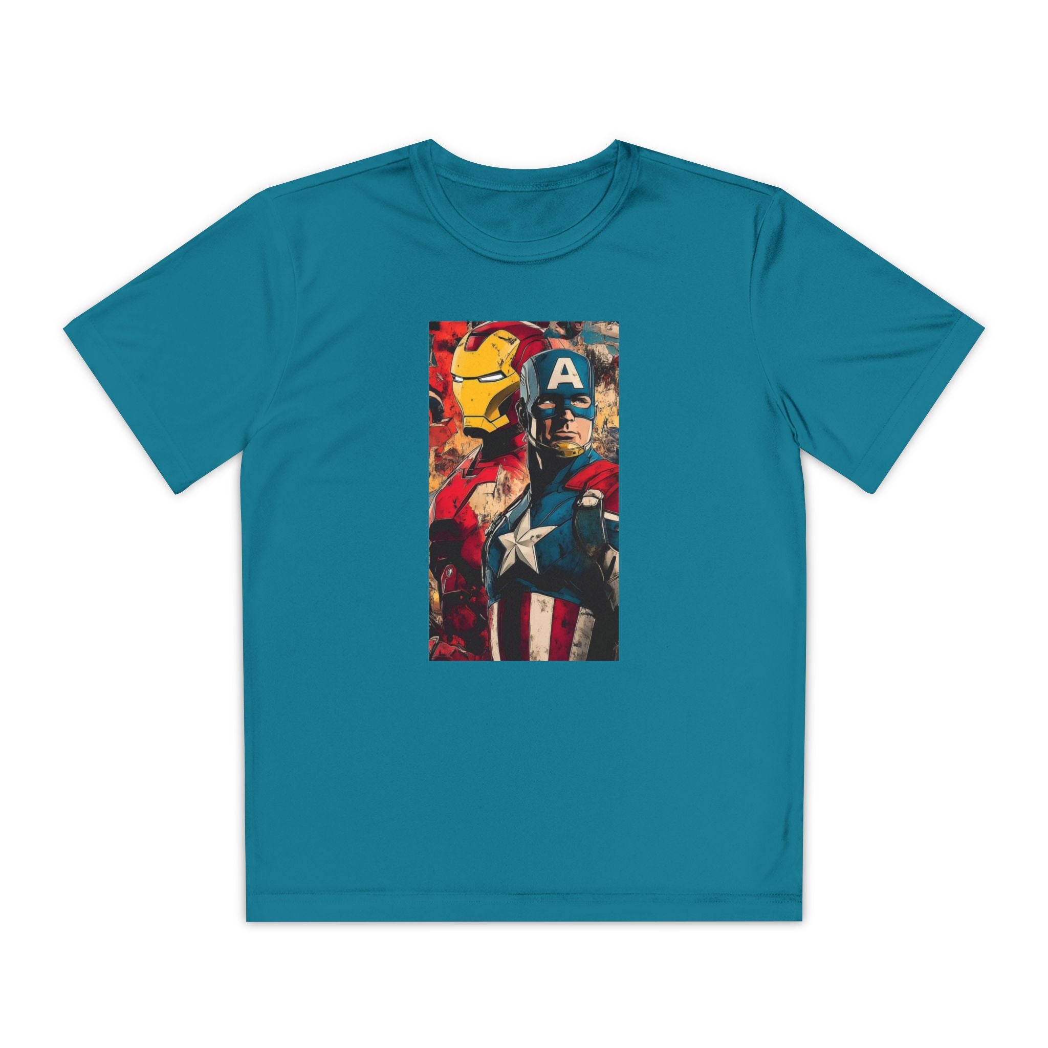 Advengers Youth T-Shirt Sports Graphic Tee, Cool Athletic Shirt for Kids, Perfect for Sports Events, Team Spirit