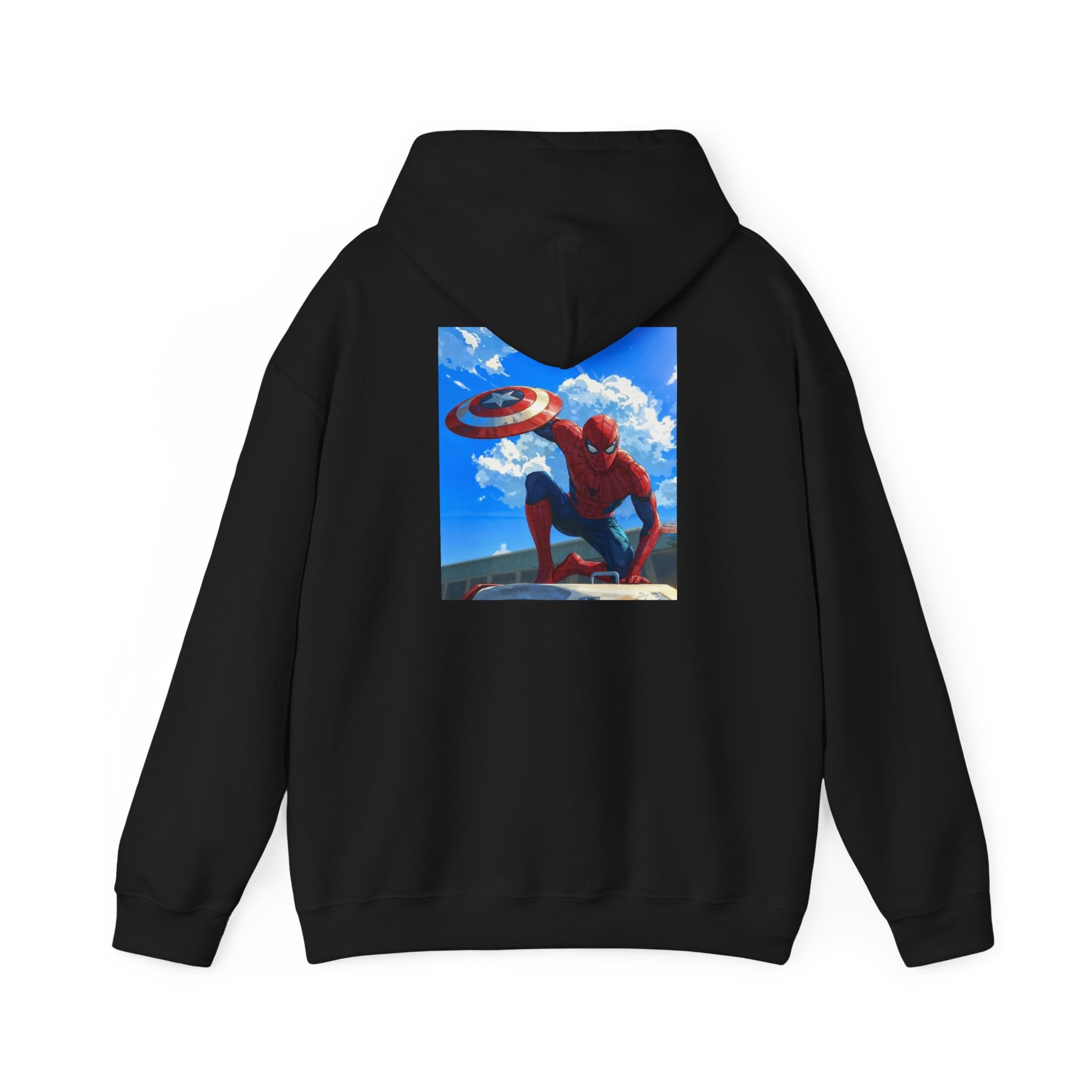 Hooded Sweatshirt - Spiderman Design
