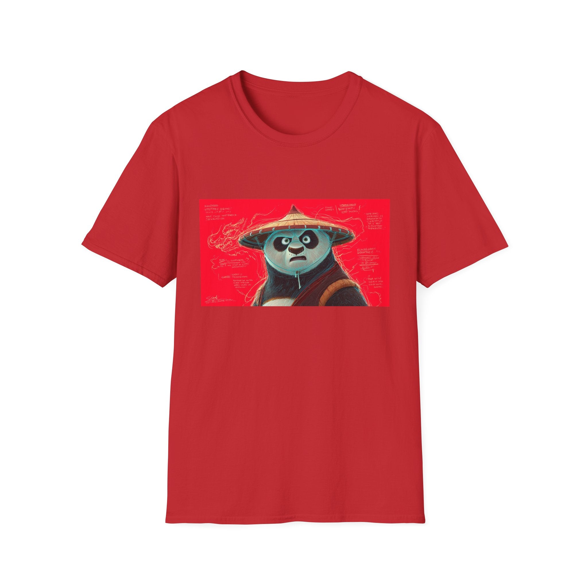Kung Fu Panda Unisex Softstyle T-Shirt, DreamWorks Animation Youth Competitor Tee, Graphic Tee, Movie Fan Gift, Cult Classic Shirt, Comfy