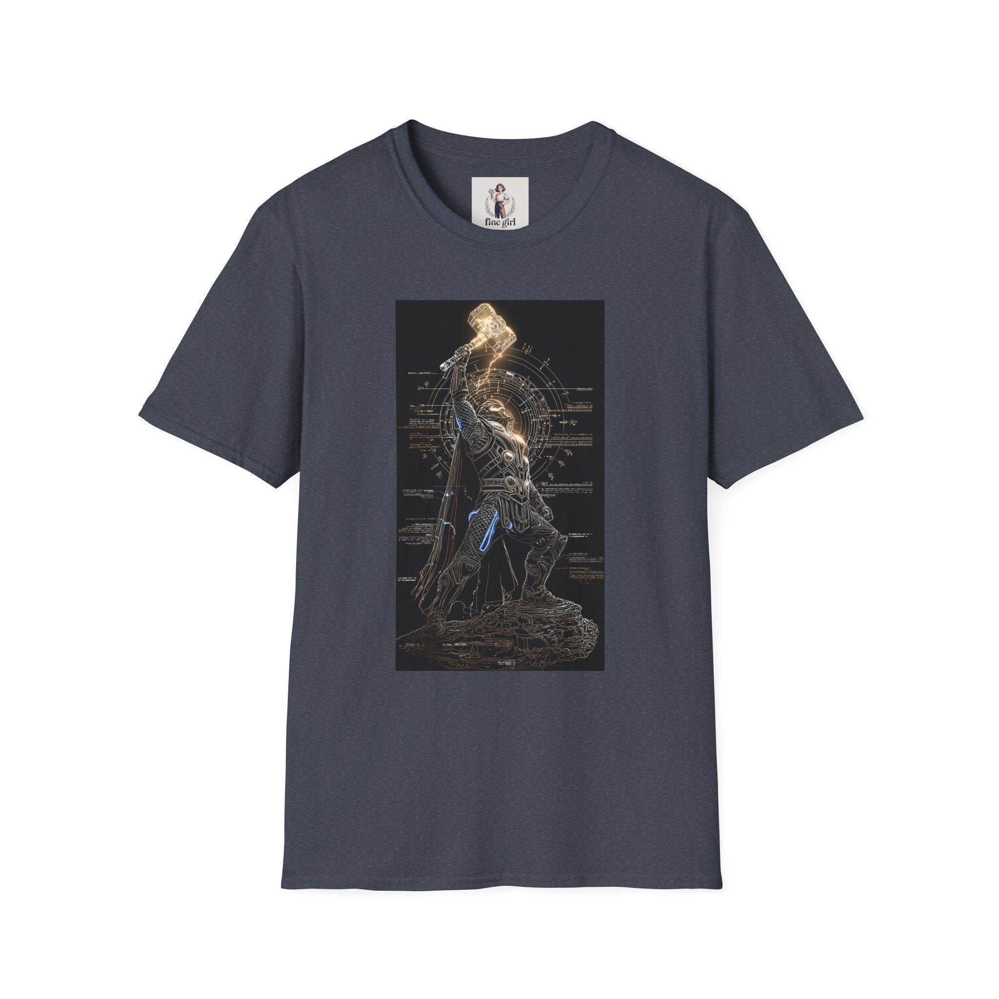 Thor Superhero Marvel Unisex Softstyle T-Shirt, Comic Book Tee, Geeky Clothing, Cosplay Costume Top