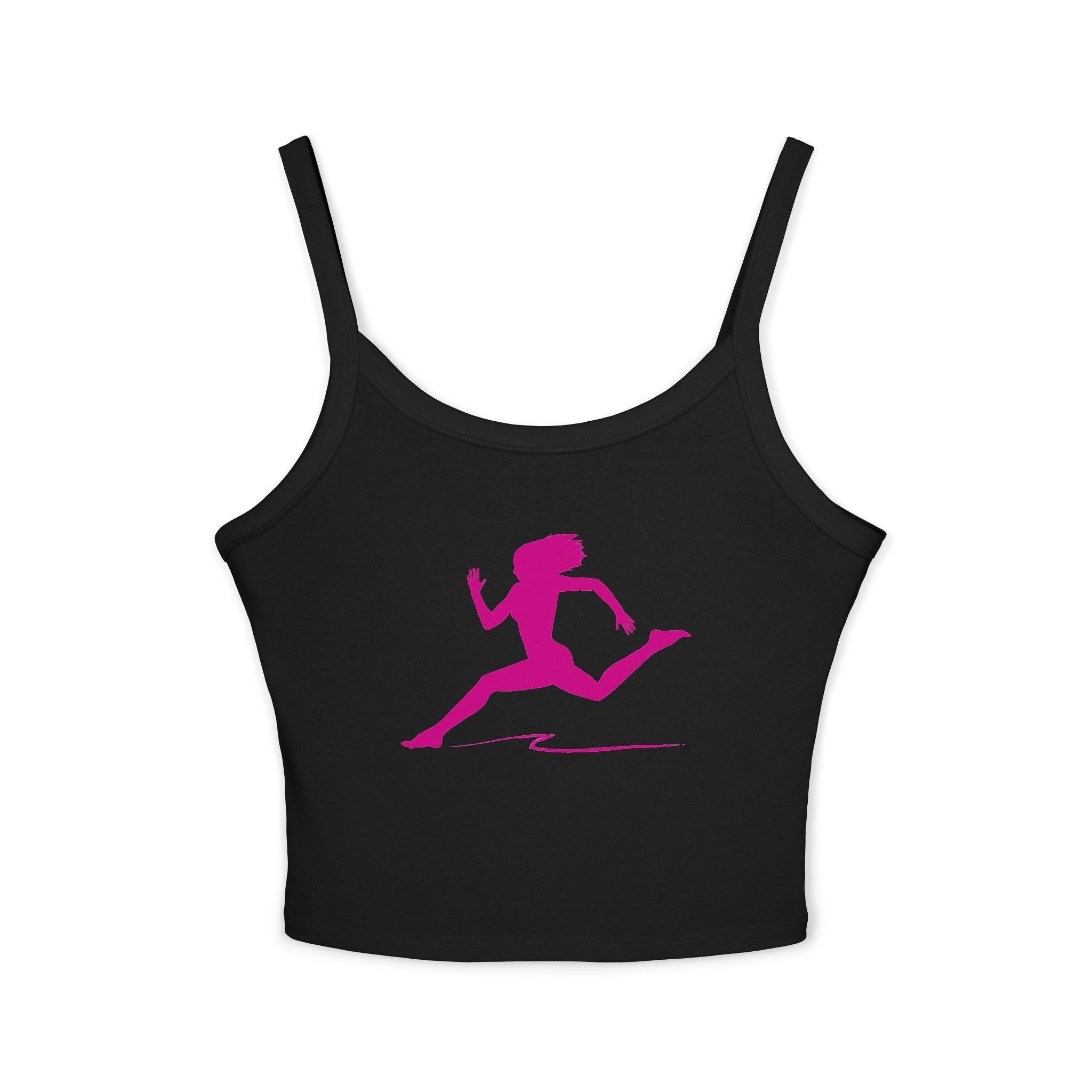Running Woman Tank Top, Athletic Workout Top, Fitness Sleeveless Shirt, Jogging Muscle Tee, Exercise Gym Cami