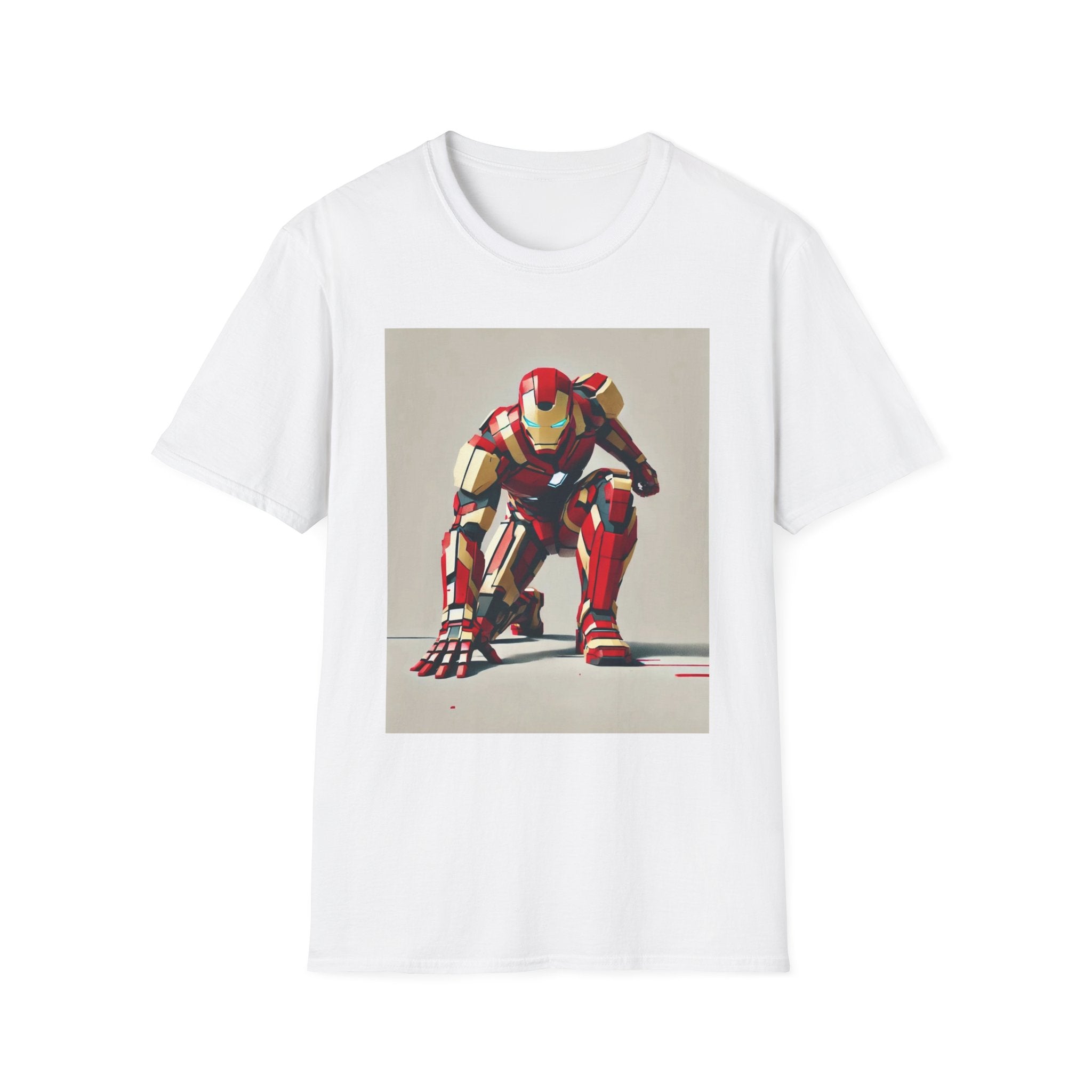 Iron Superhero Marvel T-Shirt - Comic Book Hero Unisex Tee, Graphic Top for Fans, Gift for Geeks, Justice League Shirt, Dark Knight