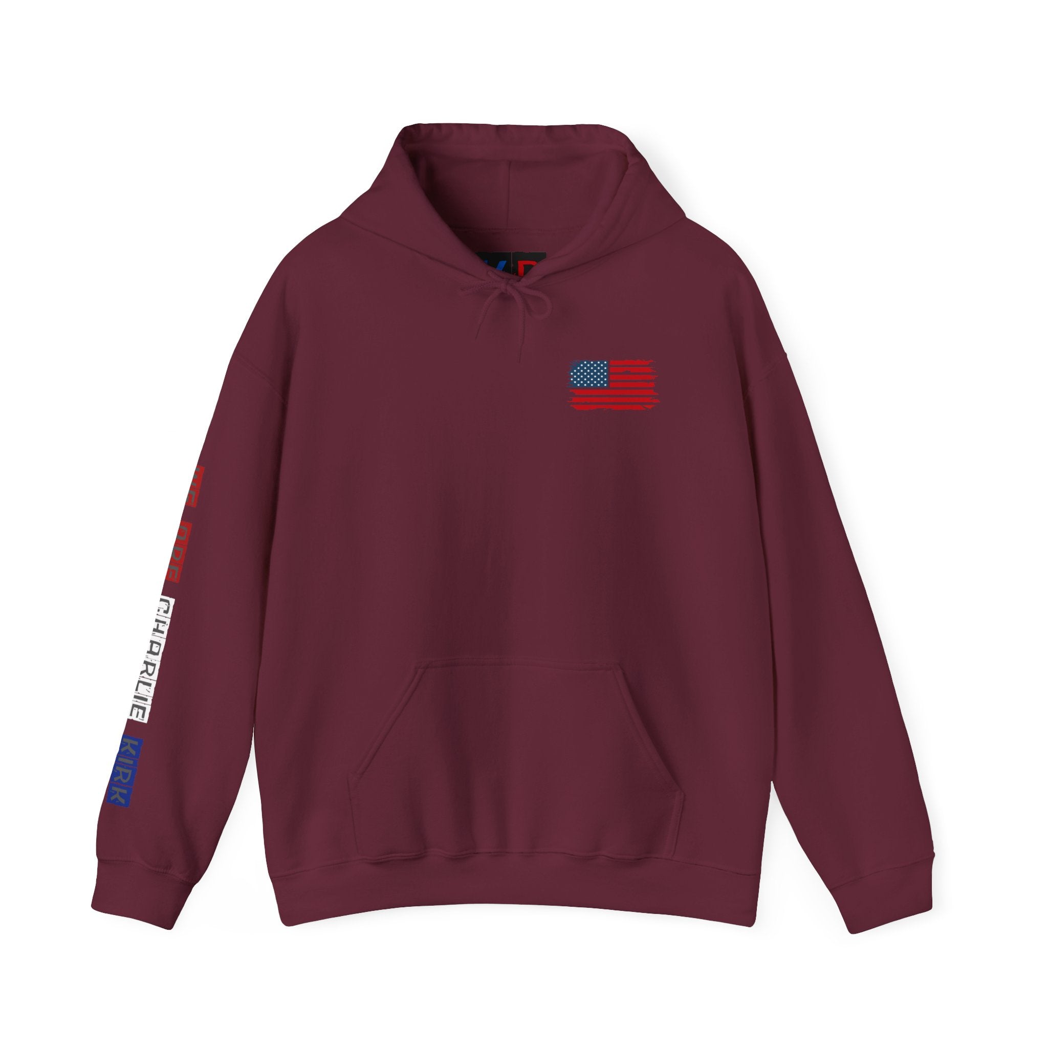Charlie kirk Patriotic Hoodie Rebel Spirit Unisex Hoodie