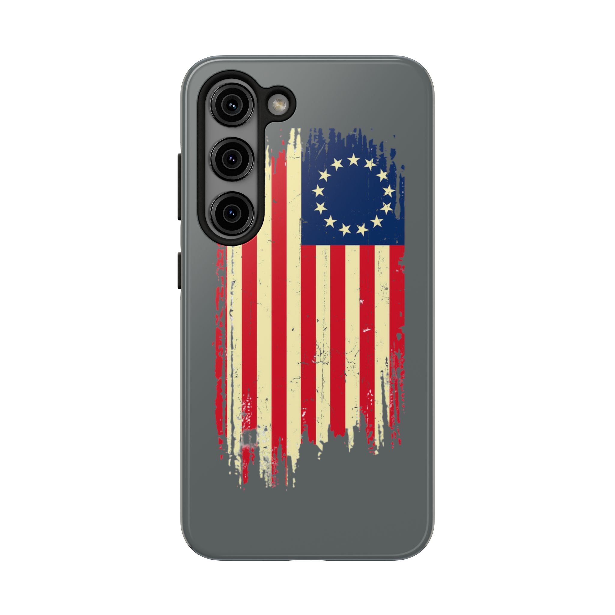 Patriotic Phone Cases with Vintage Flag Design, Tough Case for Independence Day, Memorial Day, 4th of July, Gift for Veterans, USA Pride
