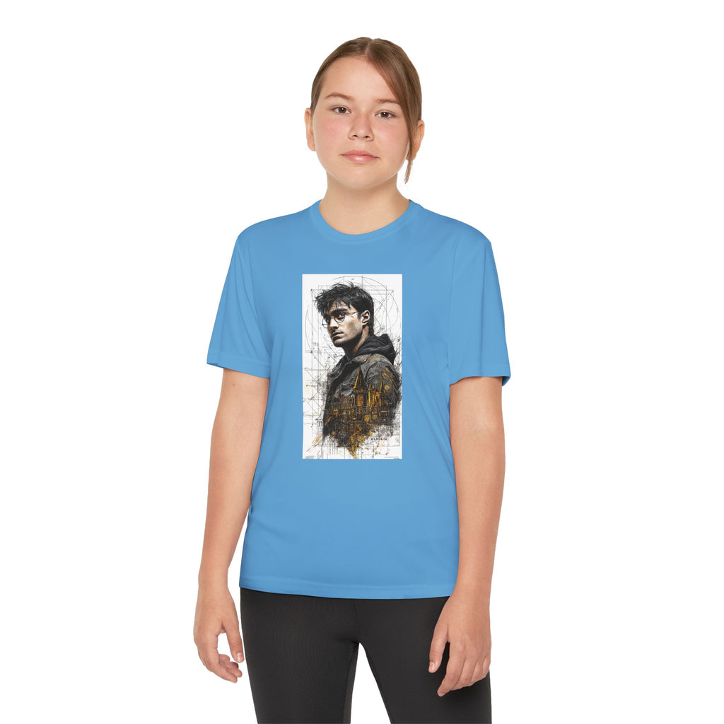 Youth Competitor Tee - Harry Potter, Wizard School Shirt, Magical Kids Top, Hogwarts Fan Gift, Sorcerer's Stone T-Shirt