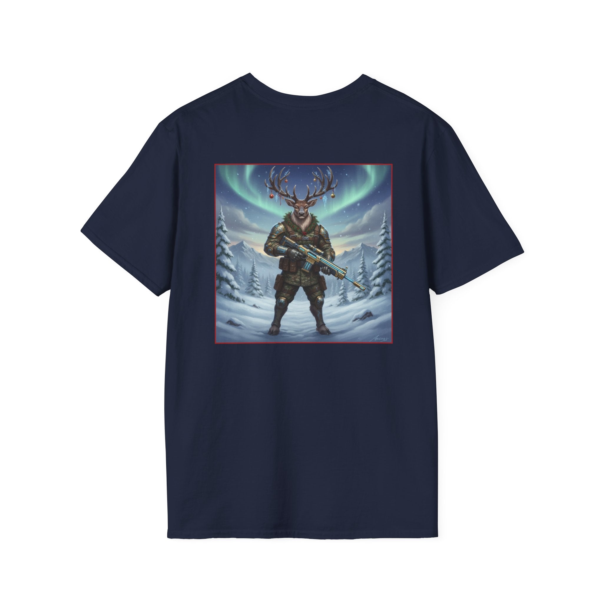 Yule Guard Patriotic Christmas Holiday ~ Unisex Softstyle T-Shirt
