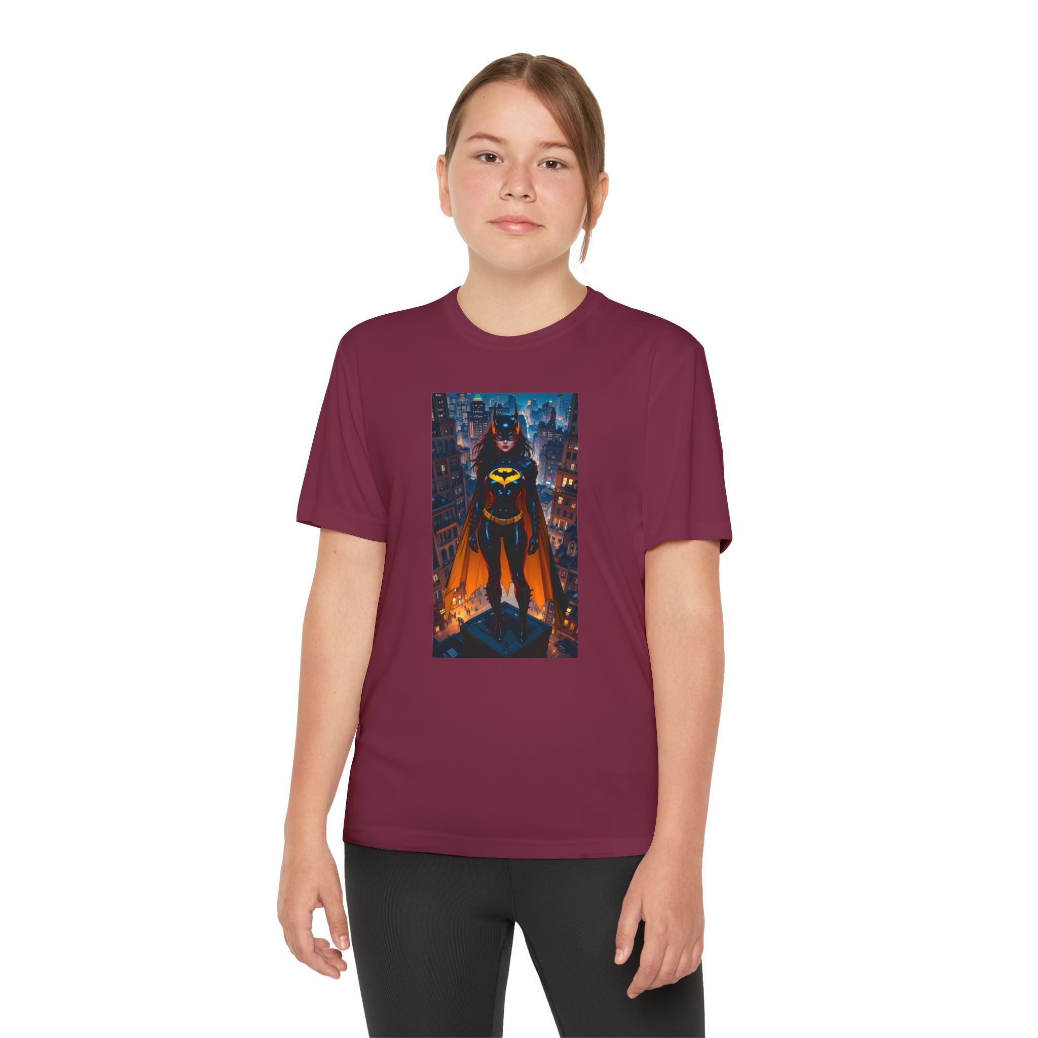 Copy of Superhero Youth T-Shirt Sports Graphic Tee, Cool Athletic Shirt for Kids