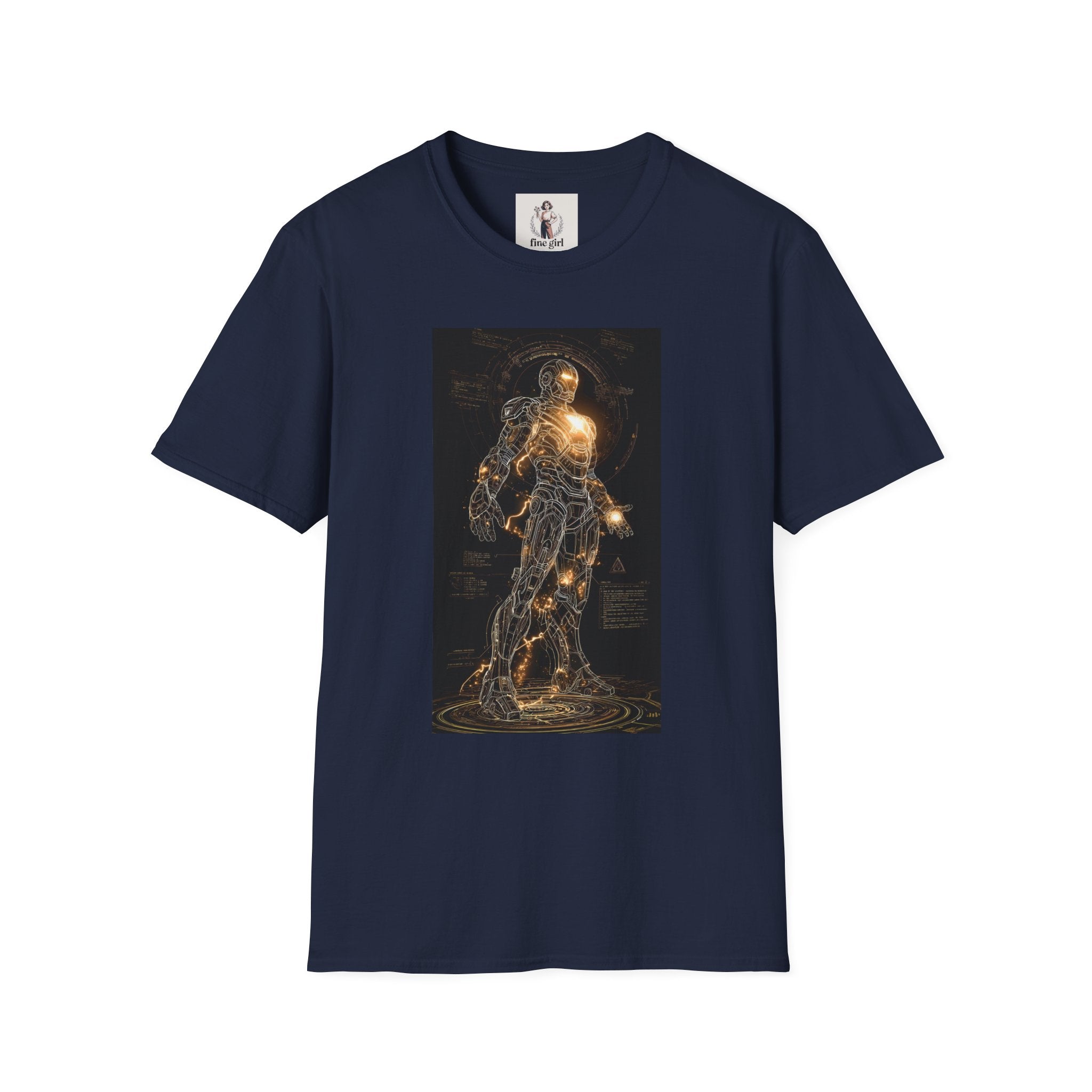 Ironman Superhero Marvel Unisex Softstyle T-Shirt, Comic Book Tee, Geeky Clothing, Cosplay Costume Top