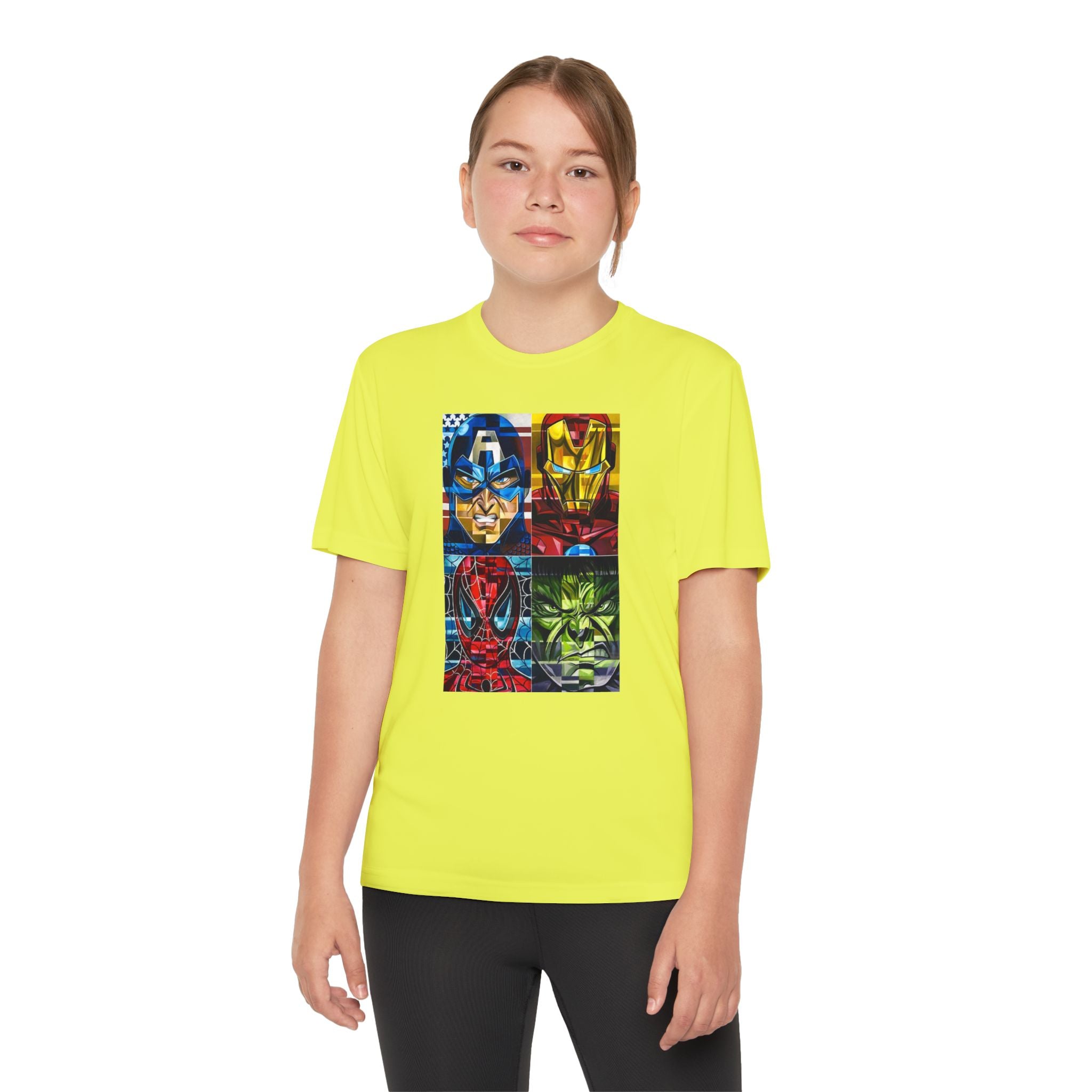 Advengers Youth T-Shirt Sports Graphic Tee, Cool Athletic Shirt for Kids, Perfect for Sports Events, Team Spirit
