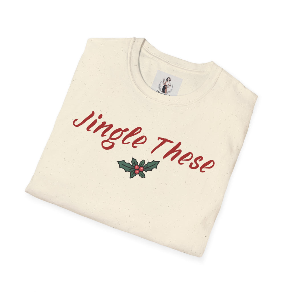 Jingle These Hand Grenades Christmas T-Shirt ~ Unisex Softstyle T-Shirt