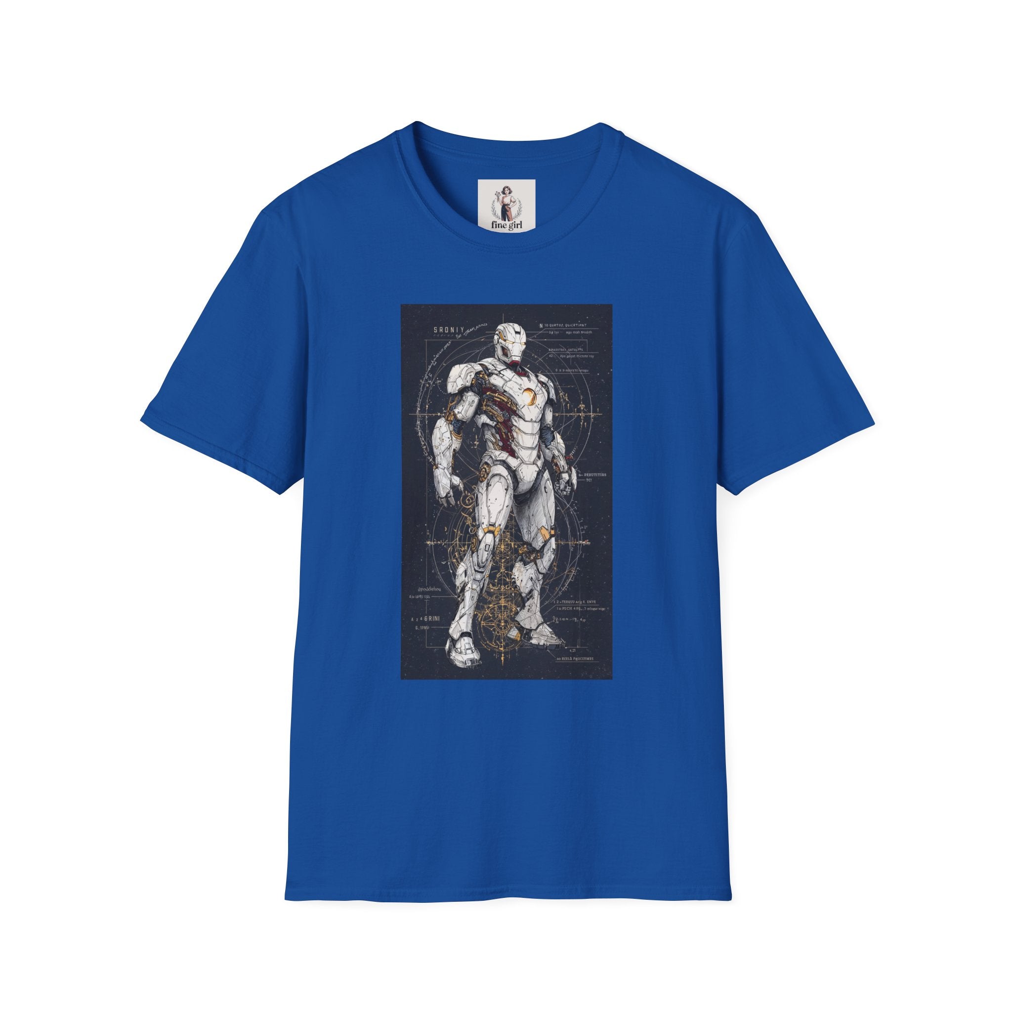 Ironman Superhero Marvel Unisex Softstyle T-Shirt, Comic Book Tee, Geeky Clothing, Cosplay Costume Top