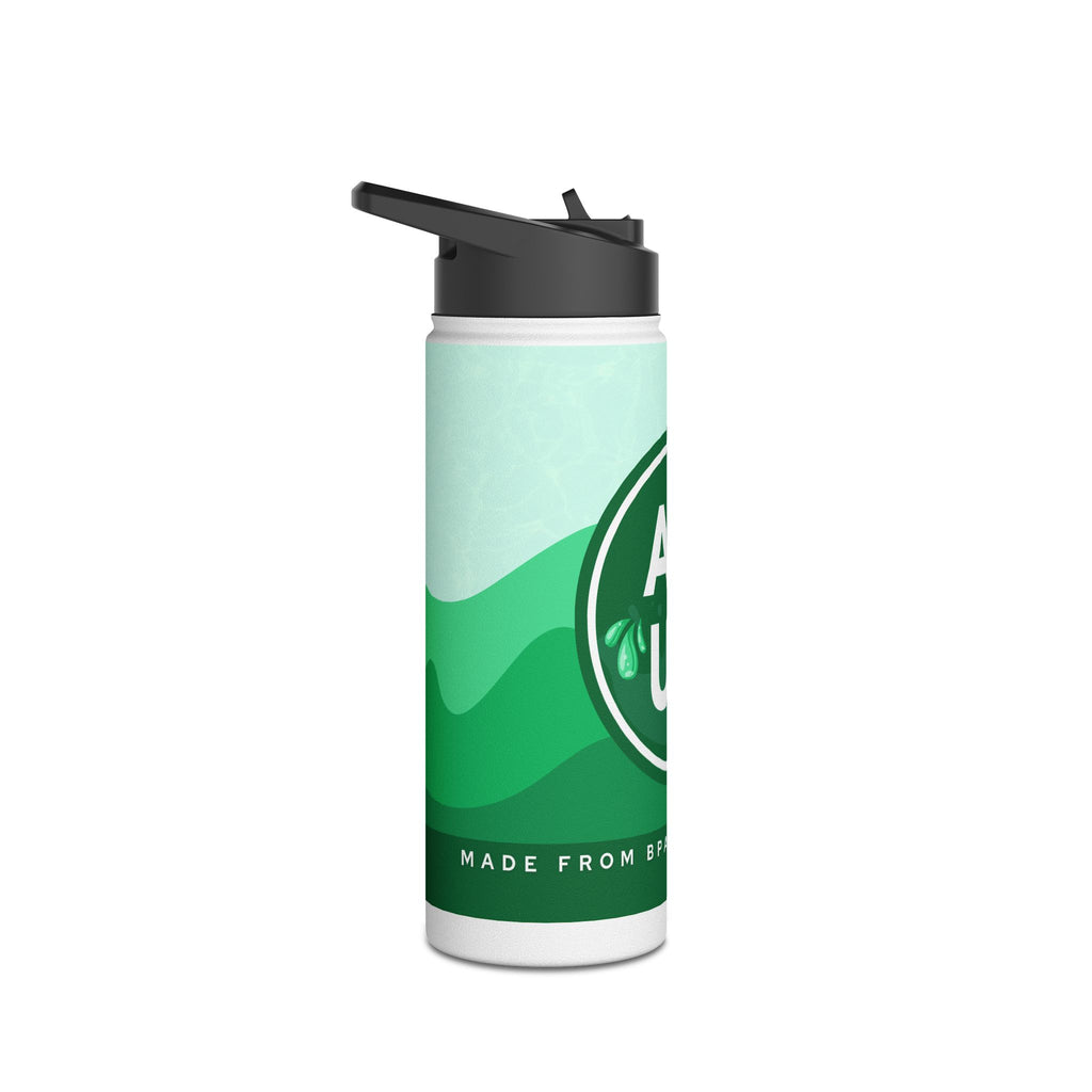 Aqua Stainless Steel Water Bottle, Eco-Friendly Hydration for Travel, Sports, Yoga, Gifts, Outdoor Adventures