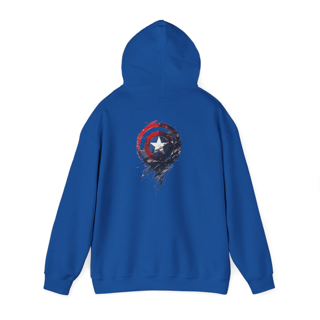 Hooded Sweatshirt - Captain America Design