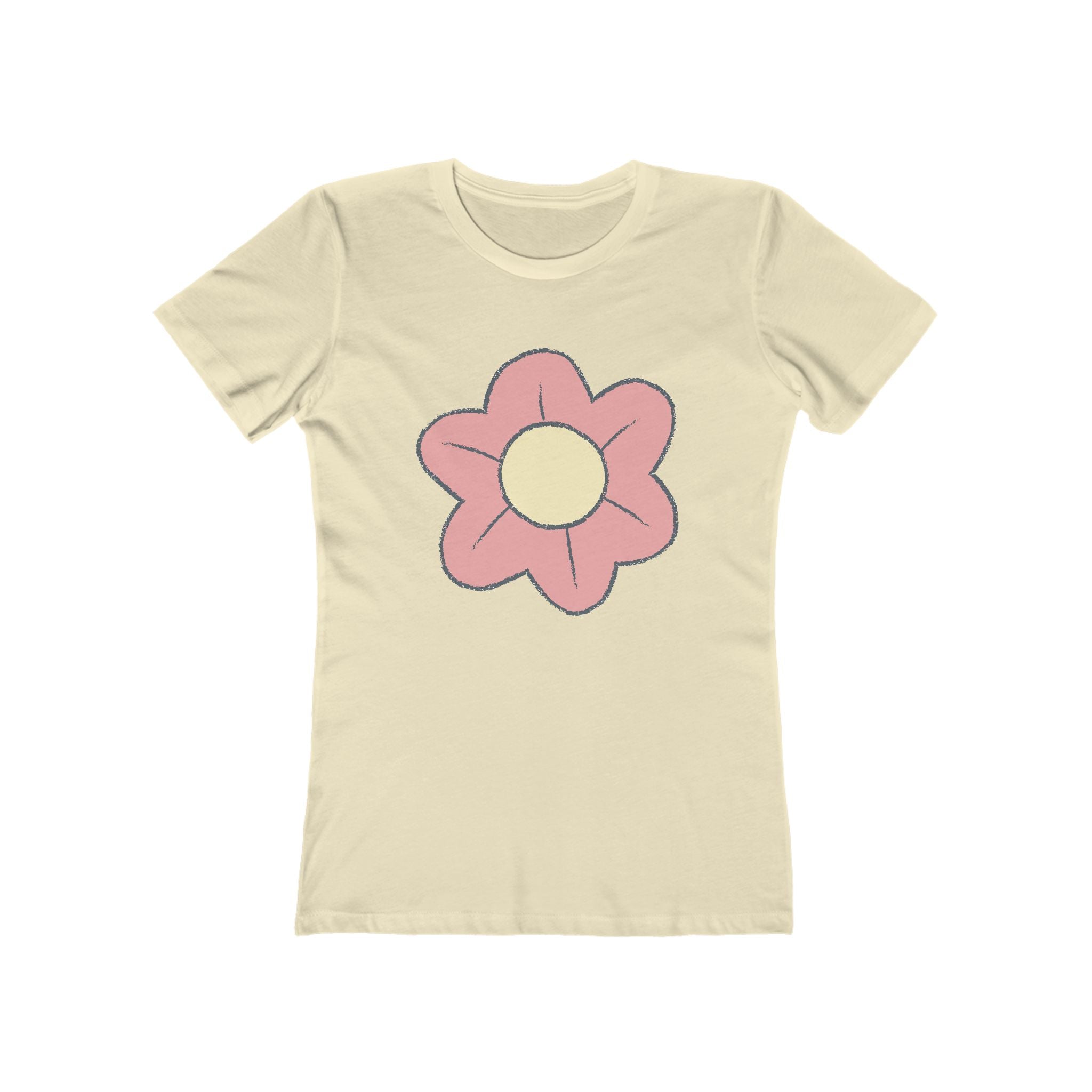 Flower Women's Tshirt, Floral Graphic Tee, Casual Top for Her, Spring Blossom Shirt, Botanical Print Blouse