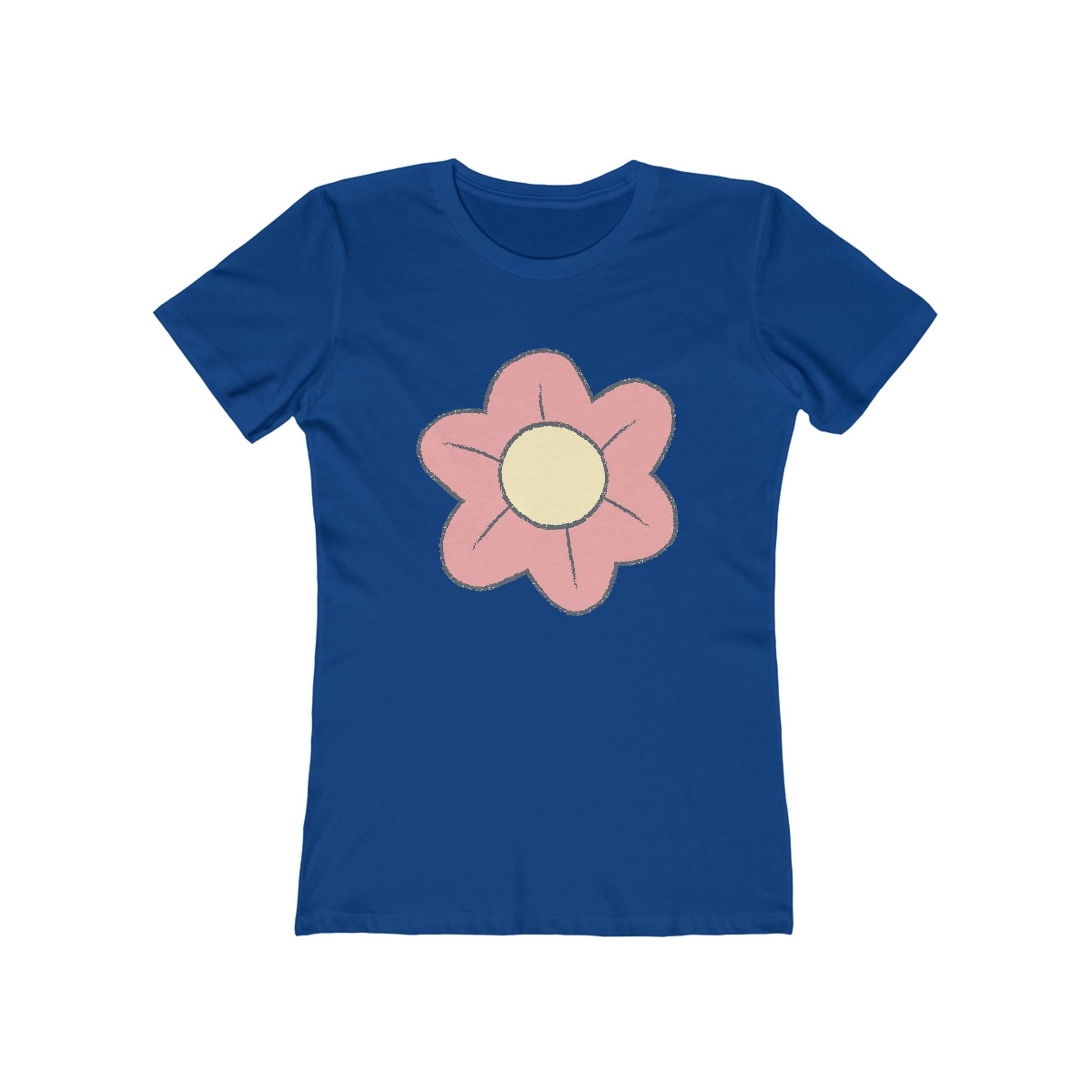 Flower Women's Tshirt, Floral Graphic Tee, Casual Top for Her, Spring Blossom Shirt, Botanical Print Blouse