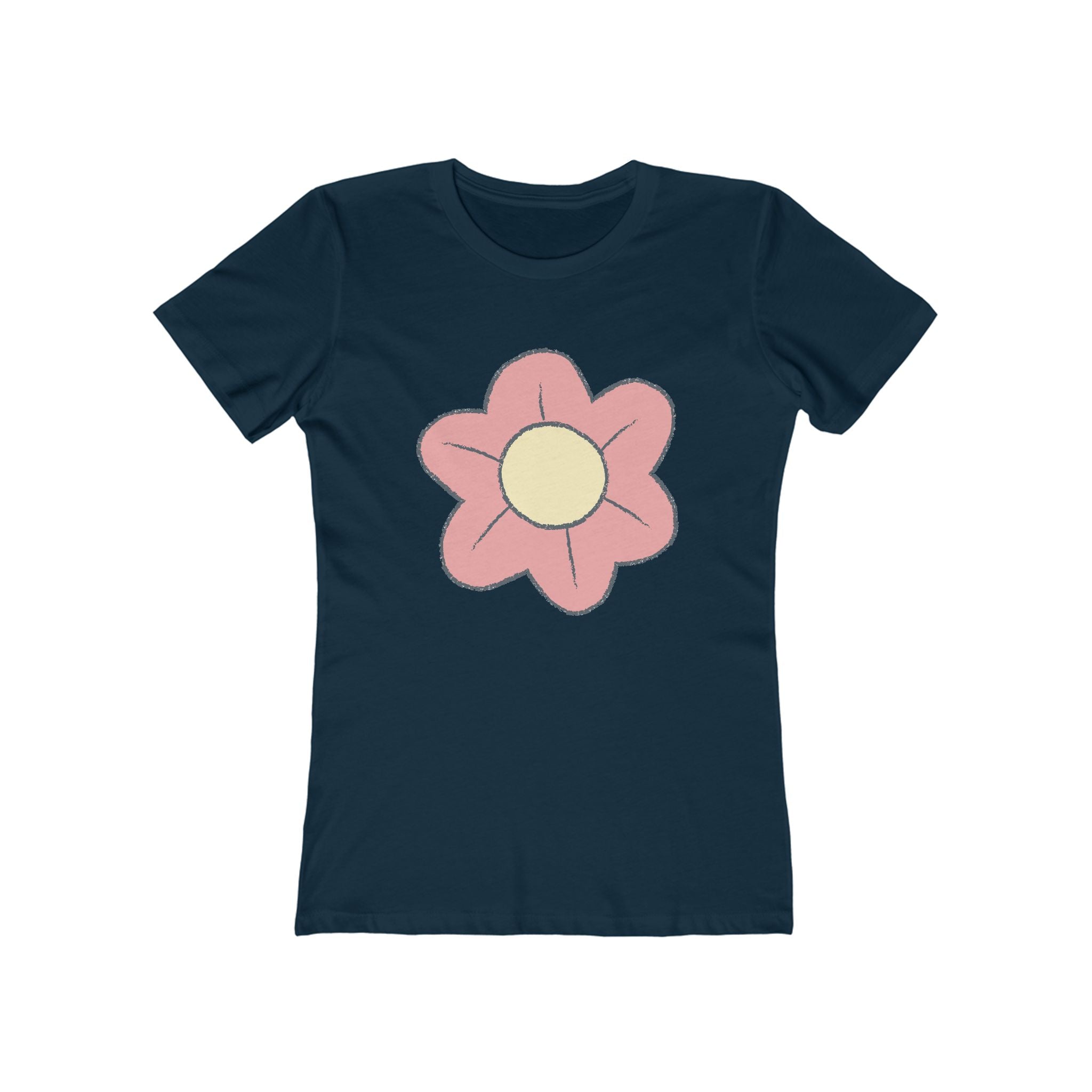 Flower Women's Tshirt, Floral Graphic Tee, Casual Top for Her, Spring Blossom Shirt, Botanical Print Blouse