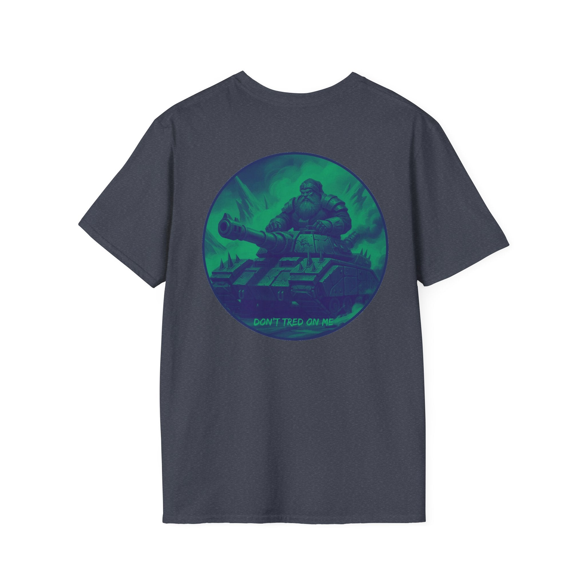 Santa Claus On A Tank Christmas ~ Unisex Softstyle T-Shirt