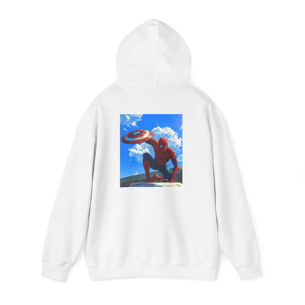 Hooded Sweatshirt - Spiderman Design