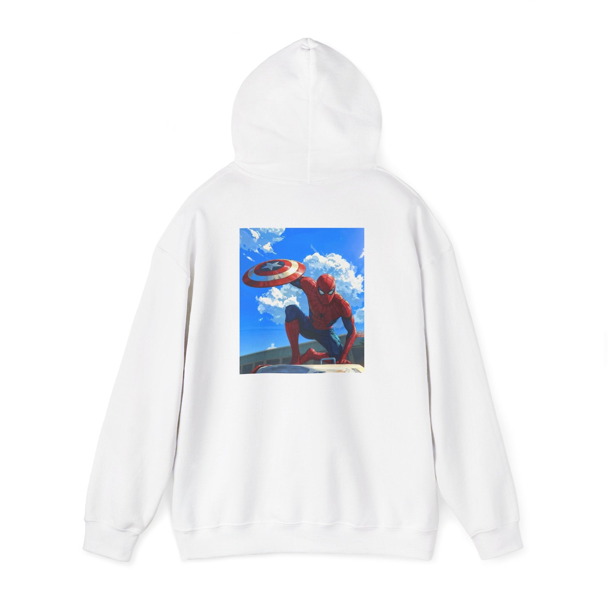 Hooded Sweatshirt - Spiderman Design