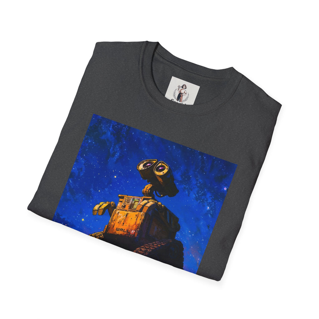 Wall-E Pixar Animation Unisex T-Shirt, Walt Disney Tee, Movie Lover Gift, Graphic Novelty Shirt, Cartoon Character Apparel