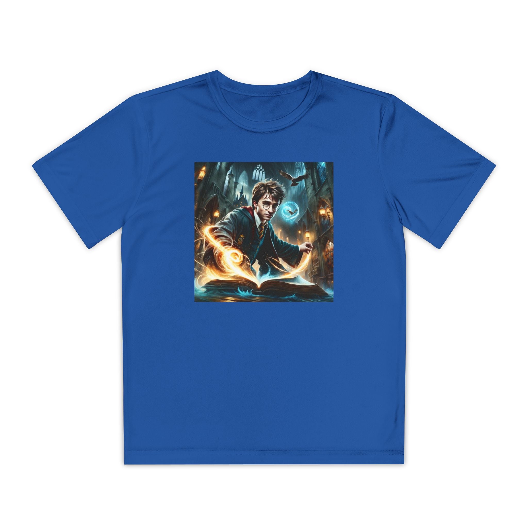 Youth Competitor Tee - Harry Potter, Wizard School Shirt, Magical Kids Top, Hogwarts Fan Gift, Sorcerer's Stone T-Shirt