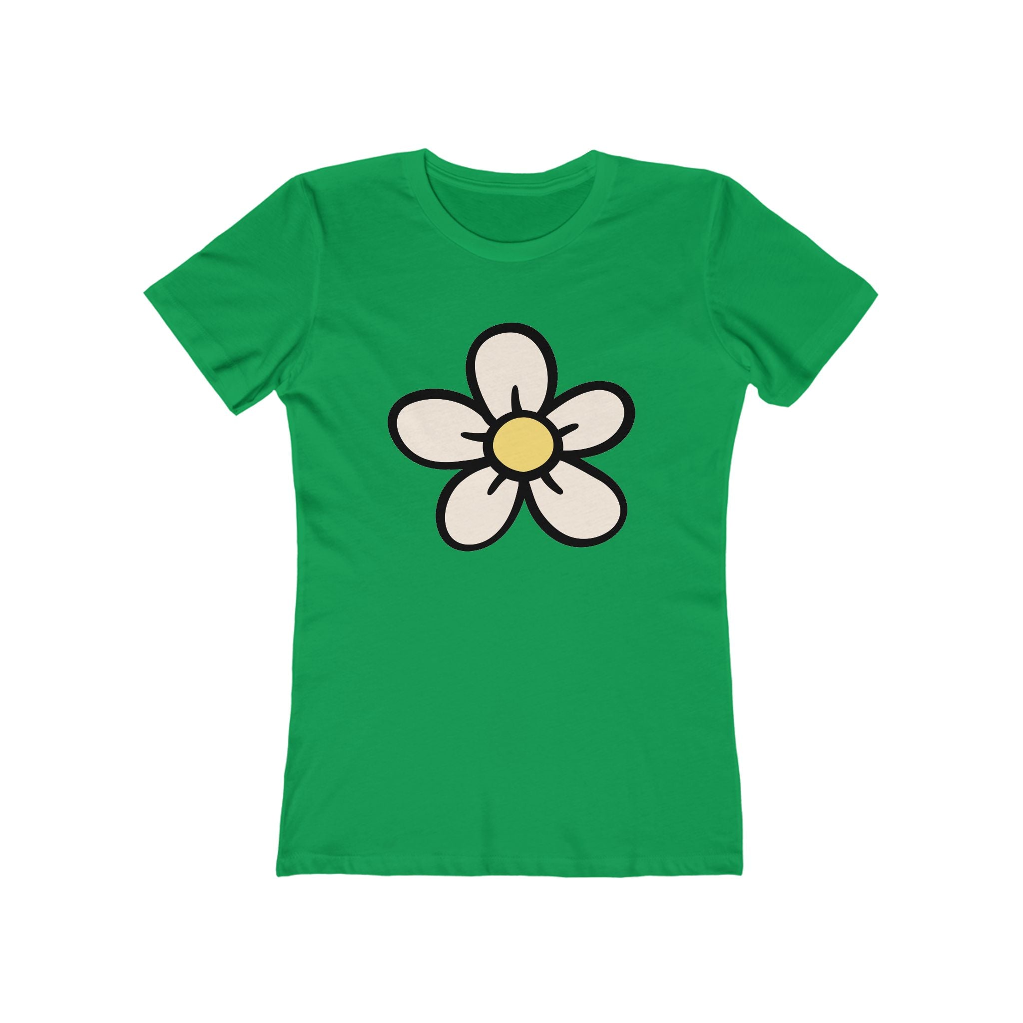 Flower Women's Tshirt, Floral Graphic Tee, Casual Top for Her, Spring Blossom Shirt, Botanical Print Blouse