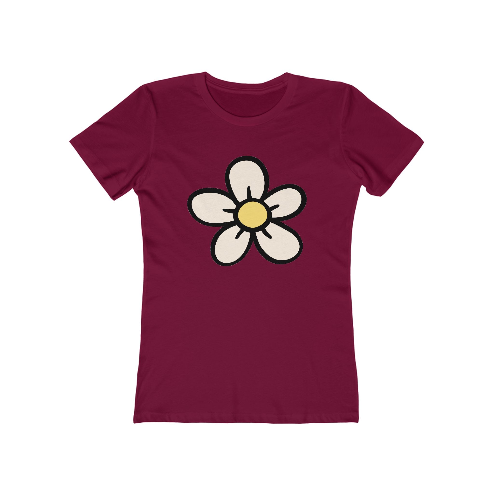 Flower Women's Tshirt, Floral Graphic Tee, Casual Top for Her, Spring Blossom Shirt, Botanical Print Blouse