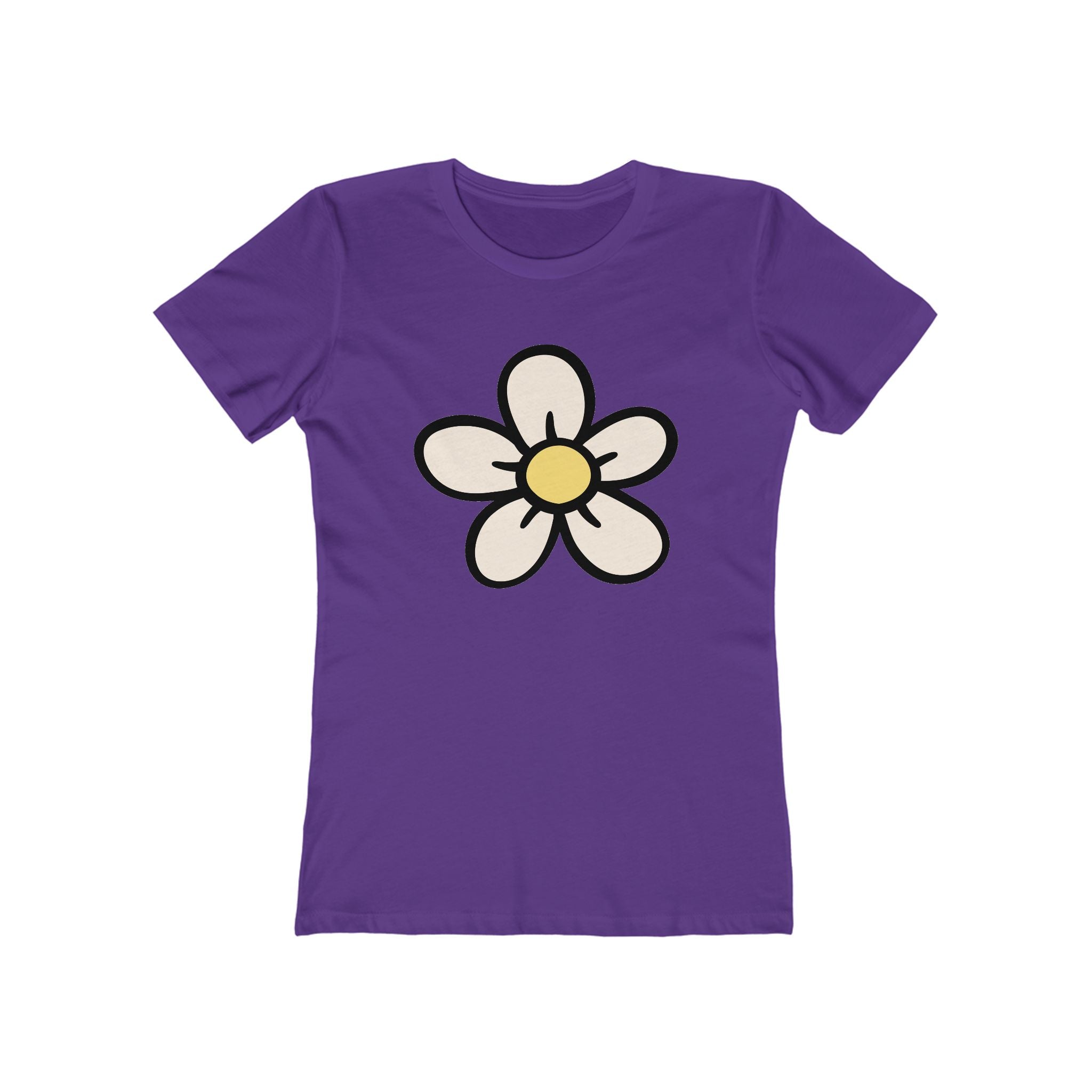 Flower Women's Tshirt, Floral Graphic Tee, Casual Top for Her, Spring Blossom Shirt, Botanical Print Blouse