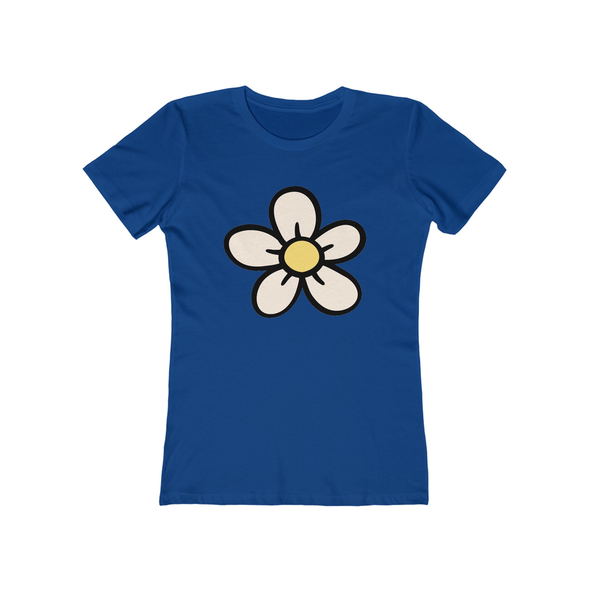 Flower Women's Tshirt, Floral Graphic Tee, Casual Top for Her, Spring Blossom Shirt, Botanical Print Blouse