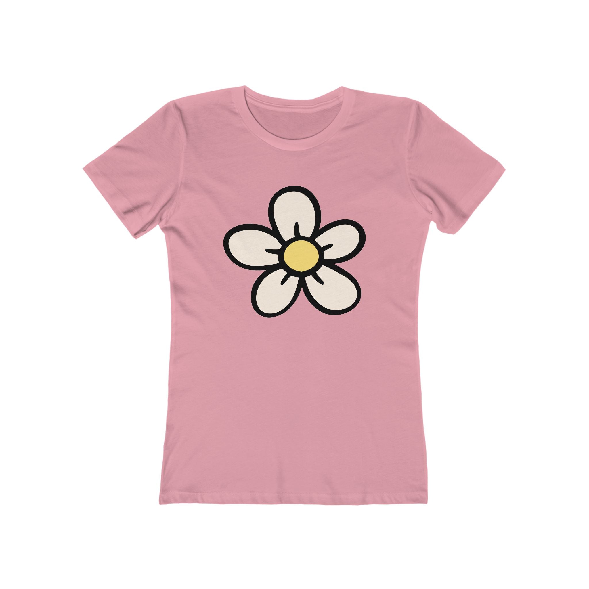 Flower Women's Tshirt, Floral Graphic Tee, Casual Top for Her, Spring Blossom Shirt, Botanical Print Blouse
