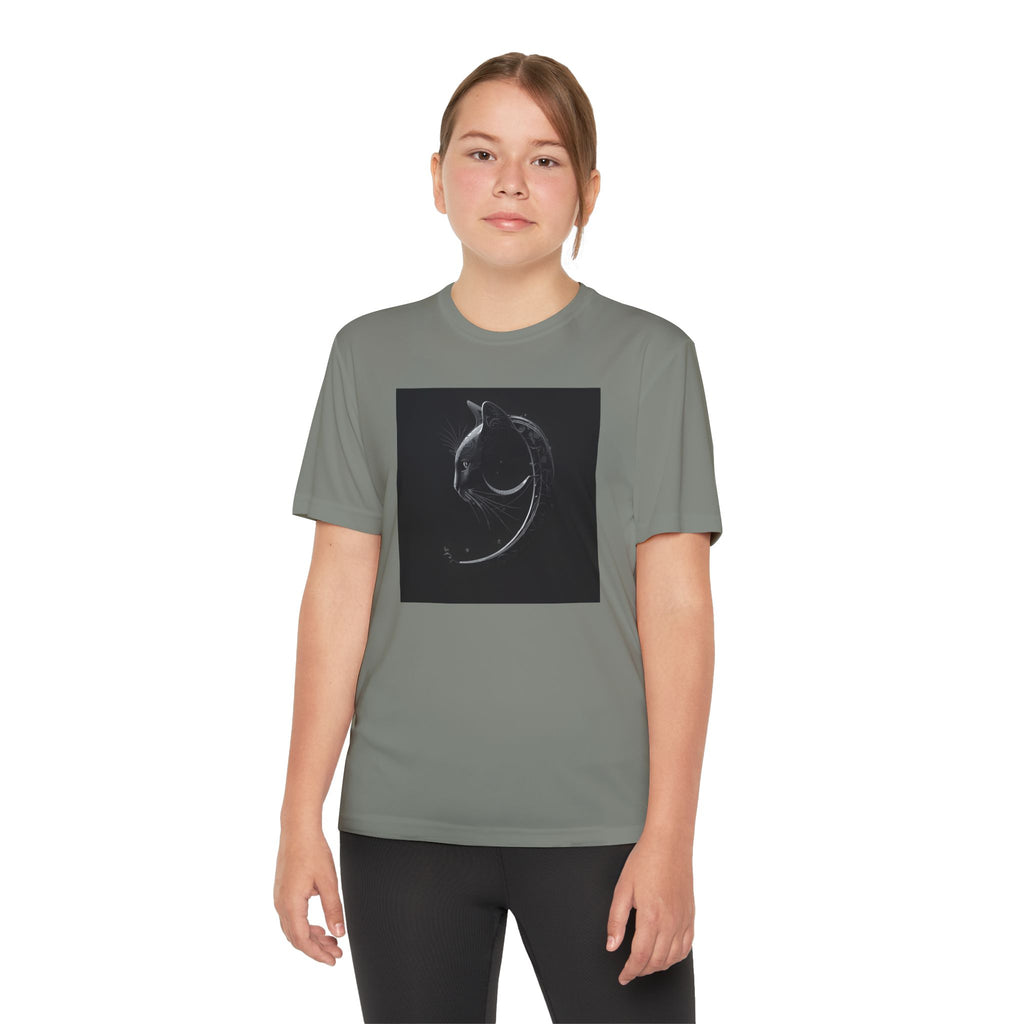 Youth Tee Shirt, Kids Animal Graphic Top, Cute Black and White Tee, Children's Zoo Theme Shirt, Bamboo Bear