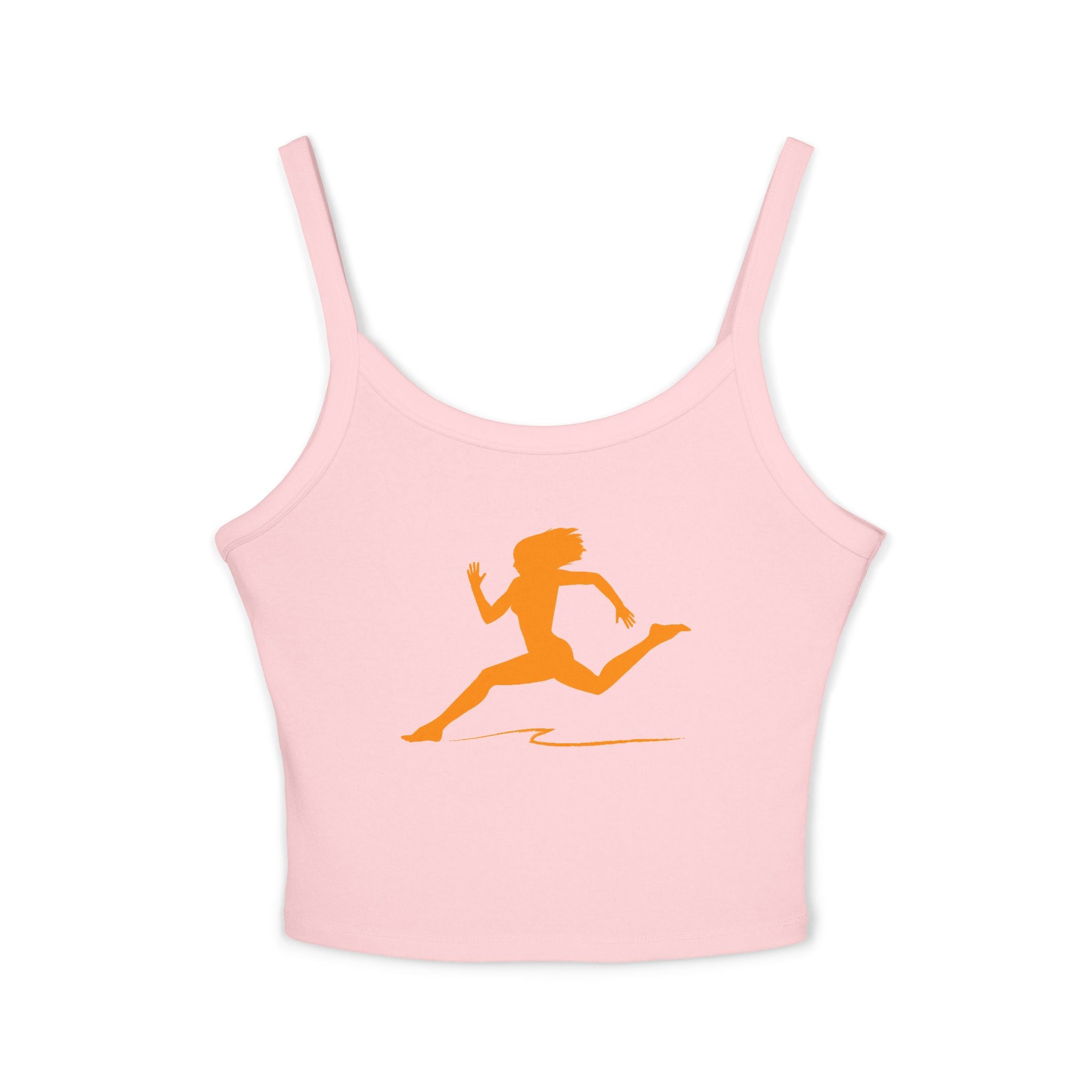 Running Woman Tank Top, Athletic Workout Top, Fitness Sleeveless Shirt, Jogging Muscle Tee, Exercise Gym Cami