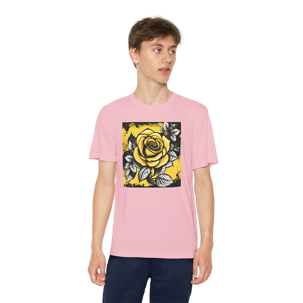 Flower Youth Tshirt, Girls Floral Tee, Kids Spring Shirt, Children's Botanical Top, Teen Blossom T-Shirt