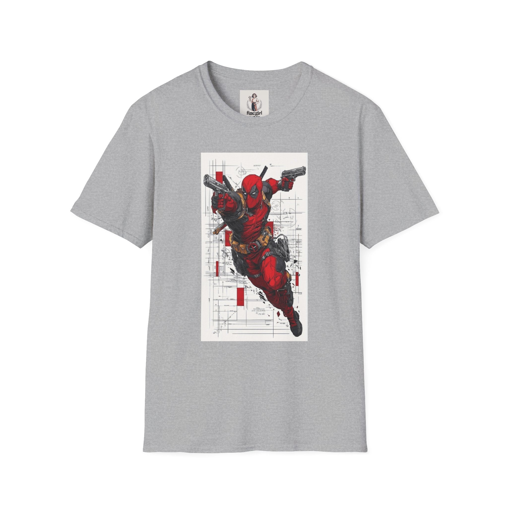 Deadpool Hero Unisex Softstyle T-Shirt