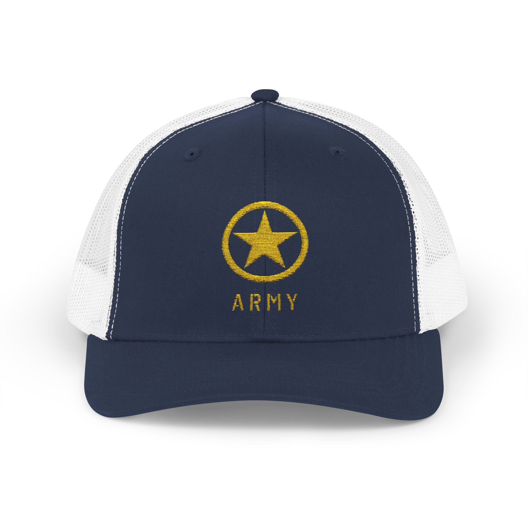 US Army Snapback Trucker Cap with Thin Red Line Design, Ideal for First Responders, Supportive Gifts, Memorials, Everyday Wear