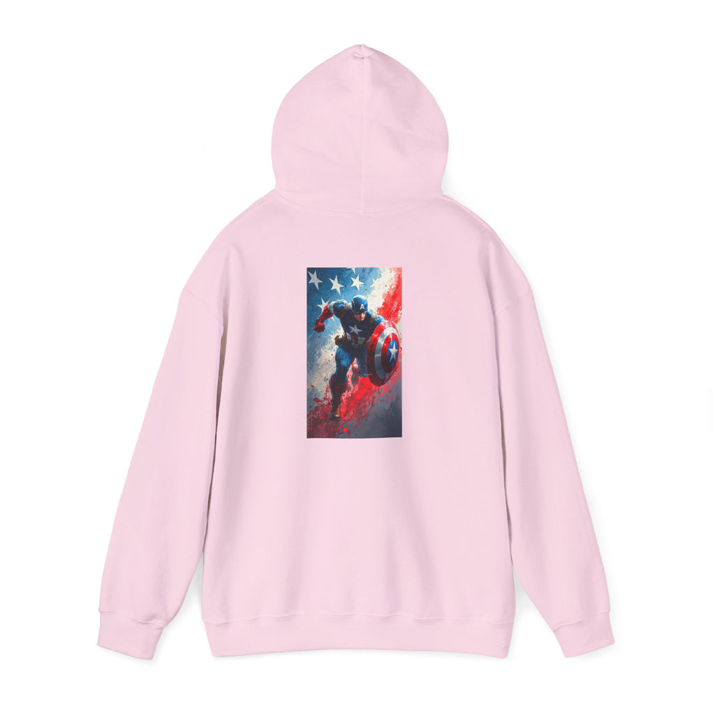 Hooded Sweatshirt - Captain America Design