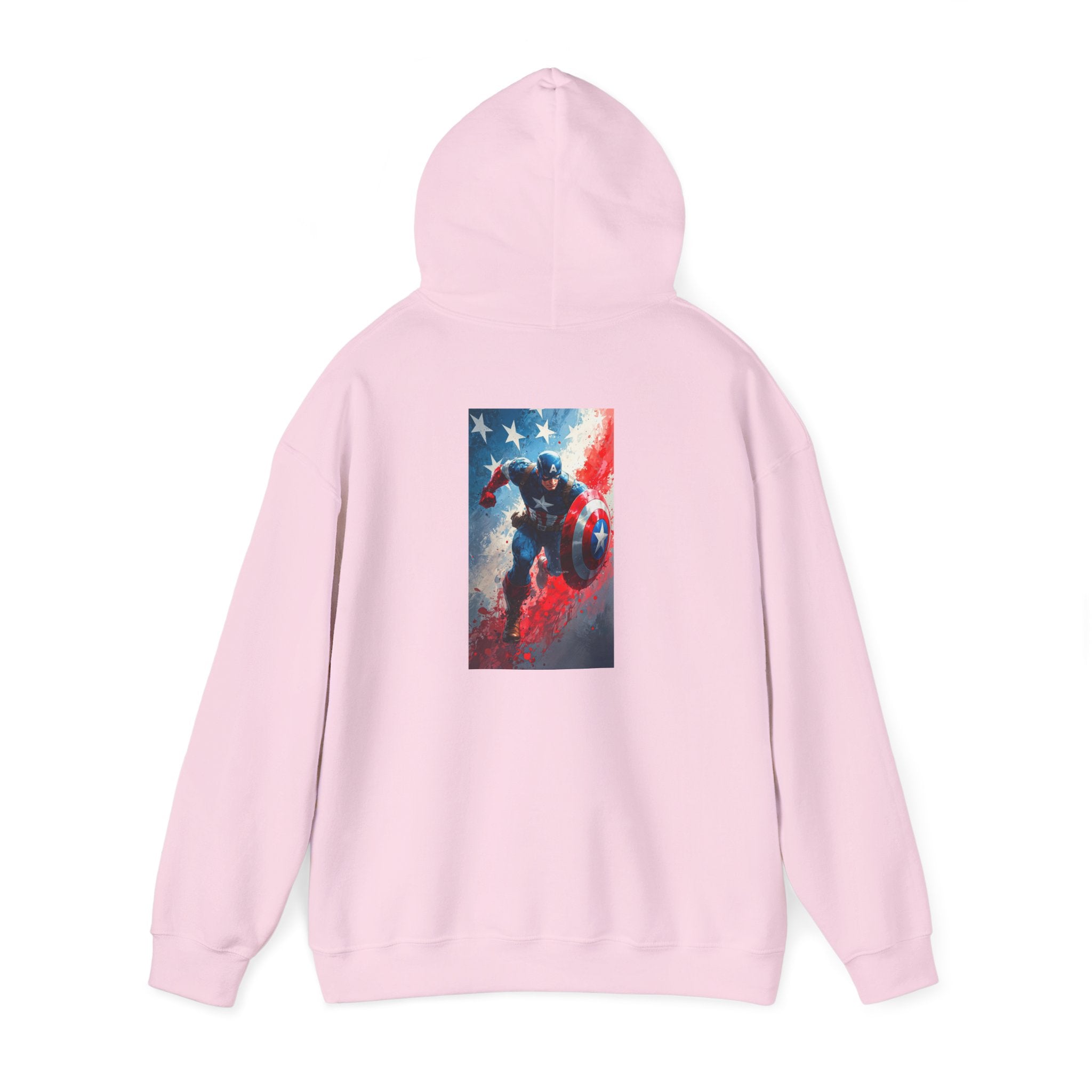 Hooded Sweatshirt - Captain America Design