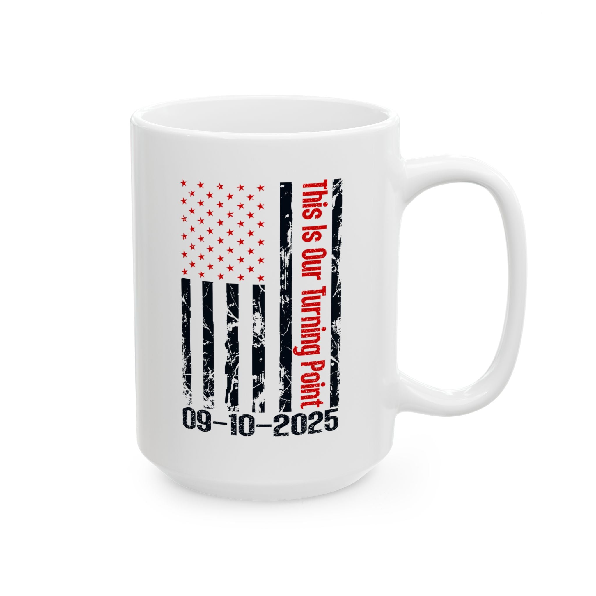 Charlie Kirk Patriotic Mug