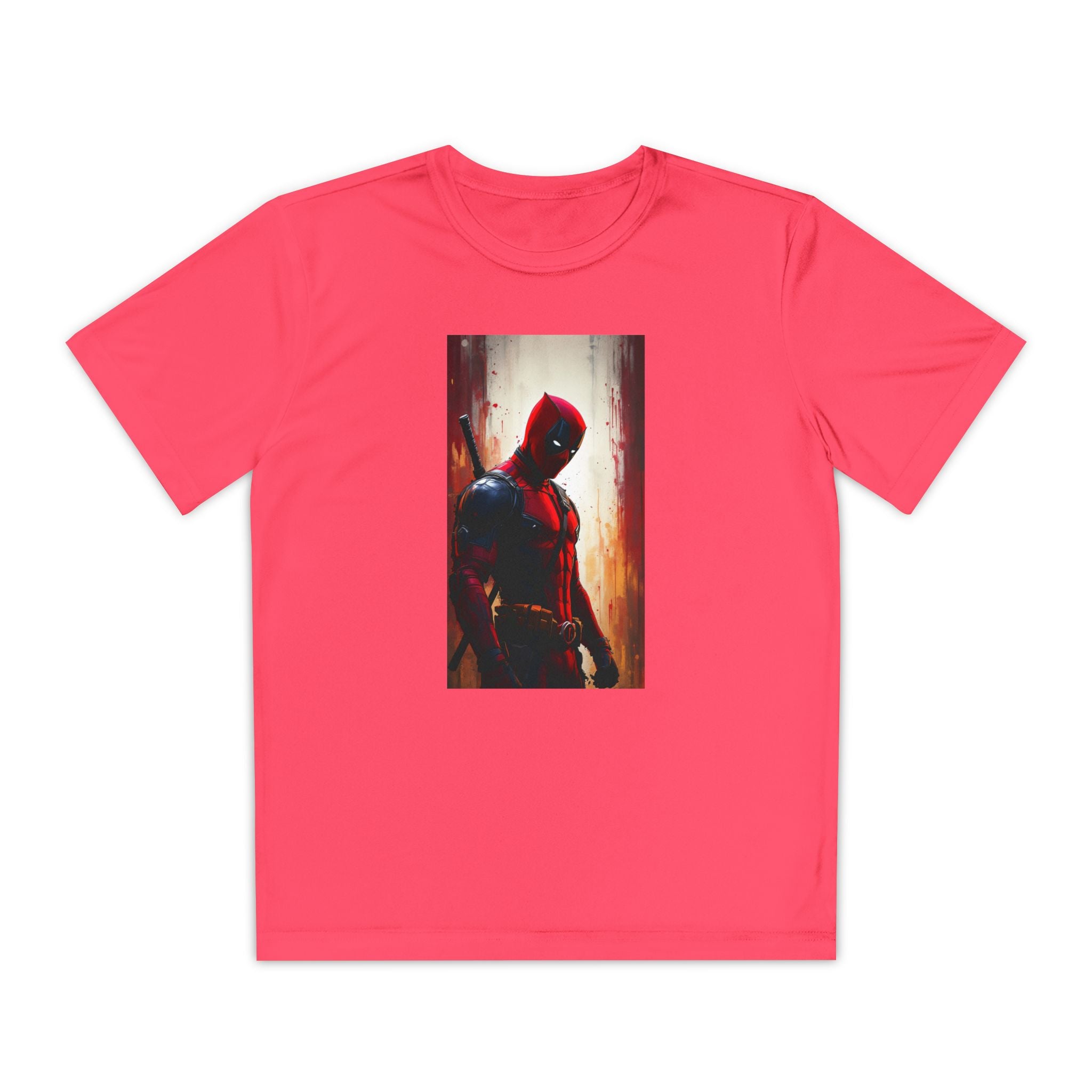 Deadpool Superhero Marvel Patriotic, Kids Graphic T-Shirt, Boys Hero Top, Girls Comic Book Clothing, Birthday