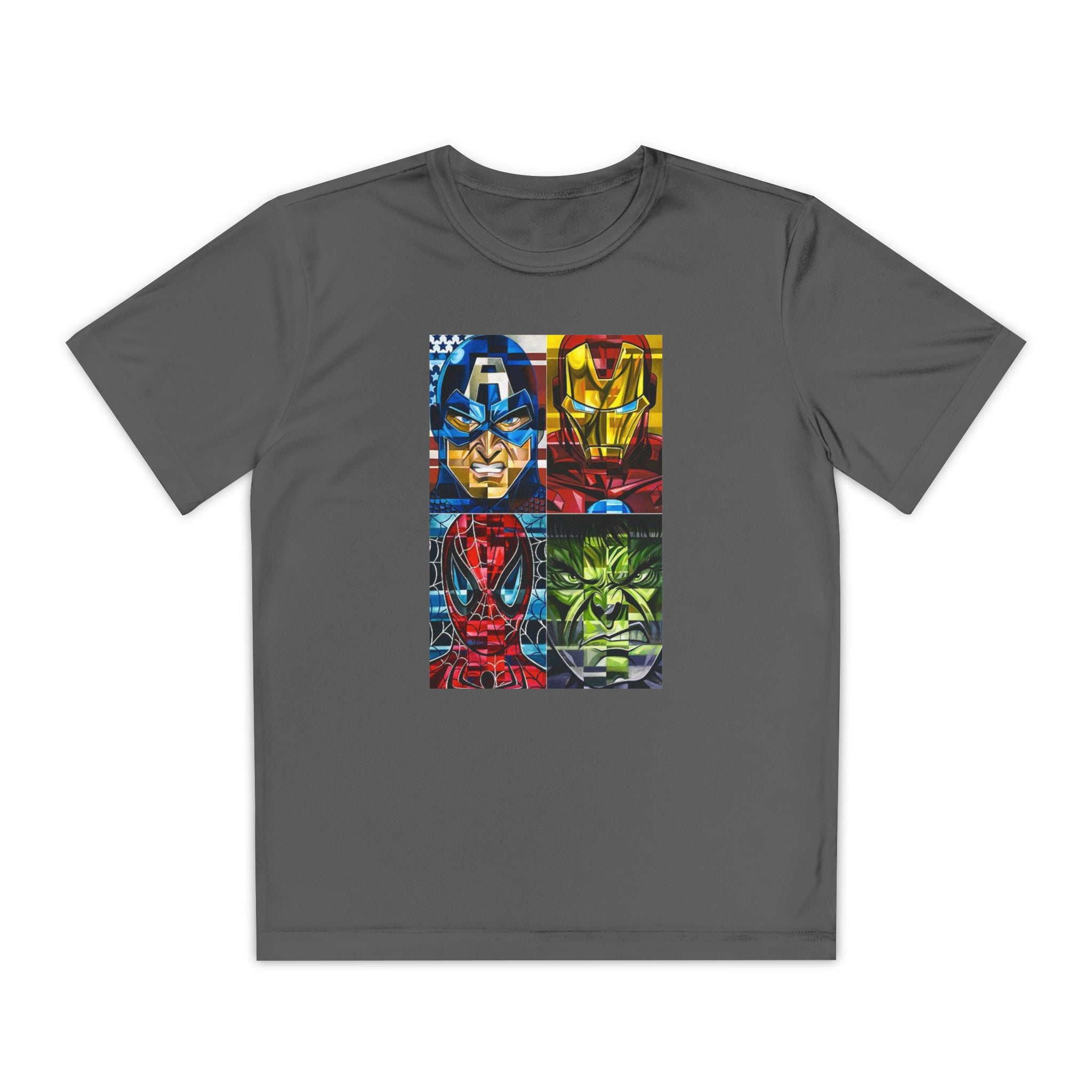 Advengers Youth T-Shirt Sports Graphic Tee, Cool Athletic Shirt for Kids, Perfect for Sports Events, Team Spirit