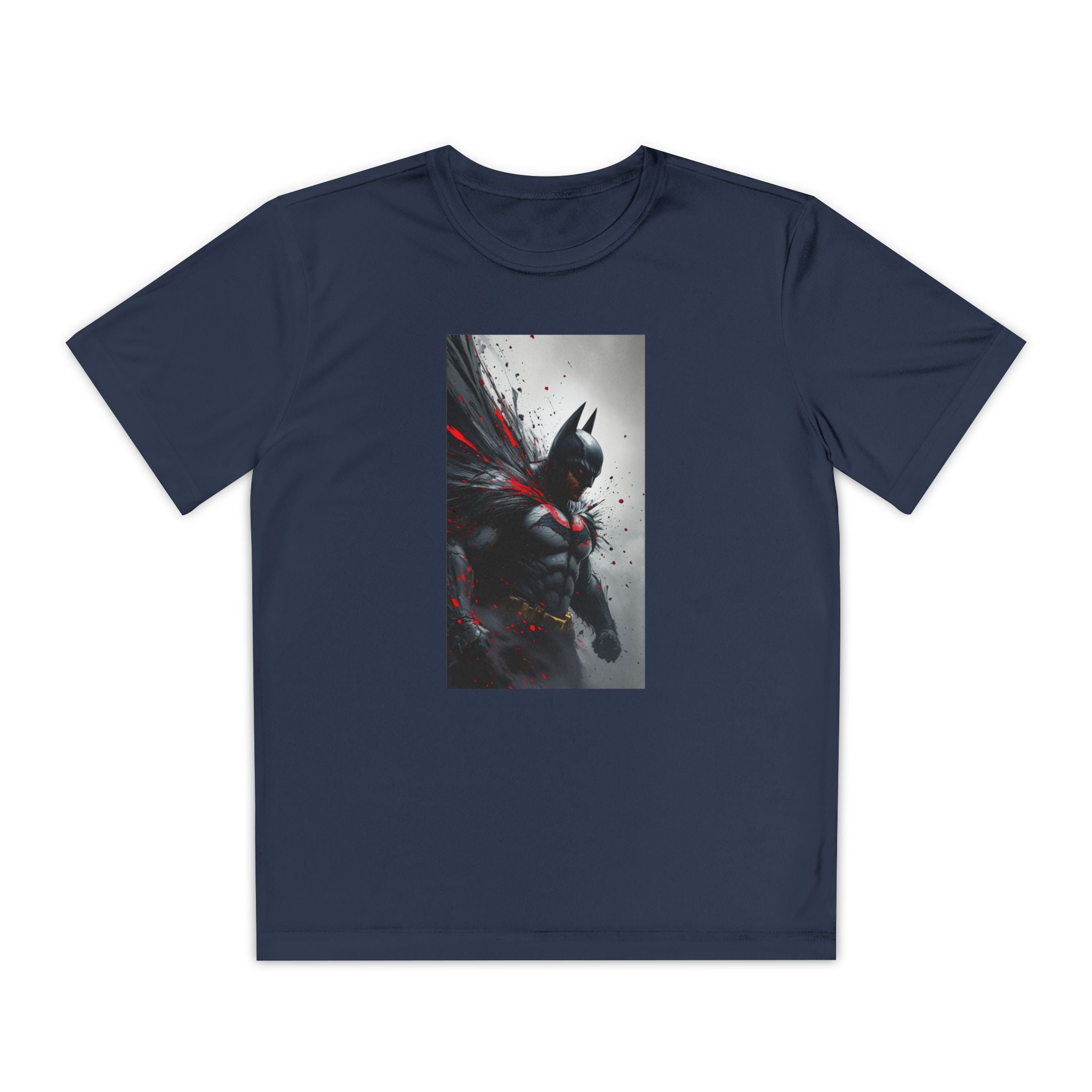 Batman Superhero Marvel Patriotic, Kids Graphic T-Shirt, Boys Hero Top, Girls Comic Book Clothing, Birthday