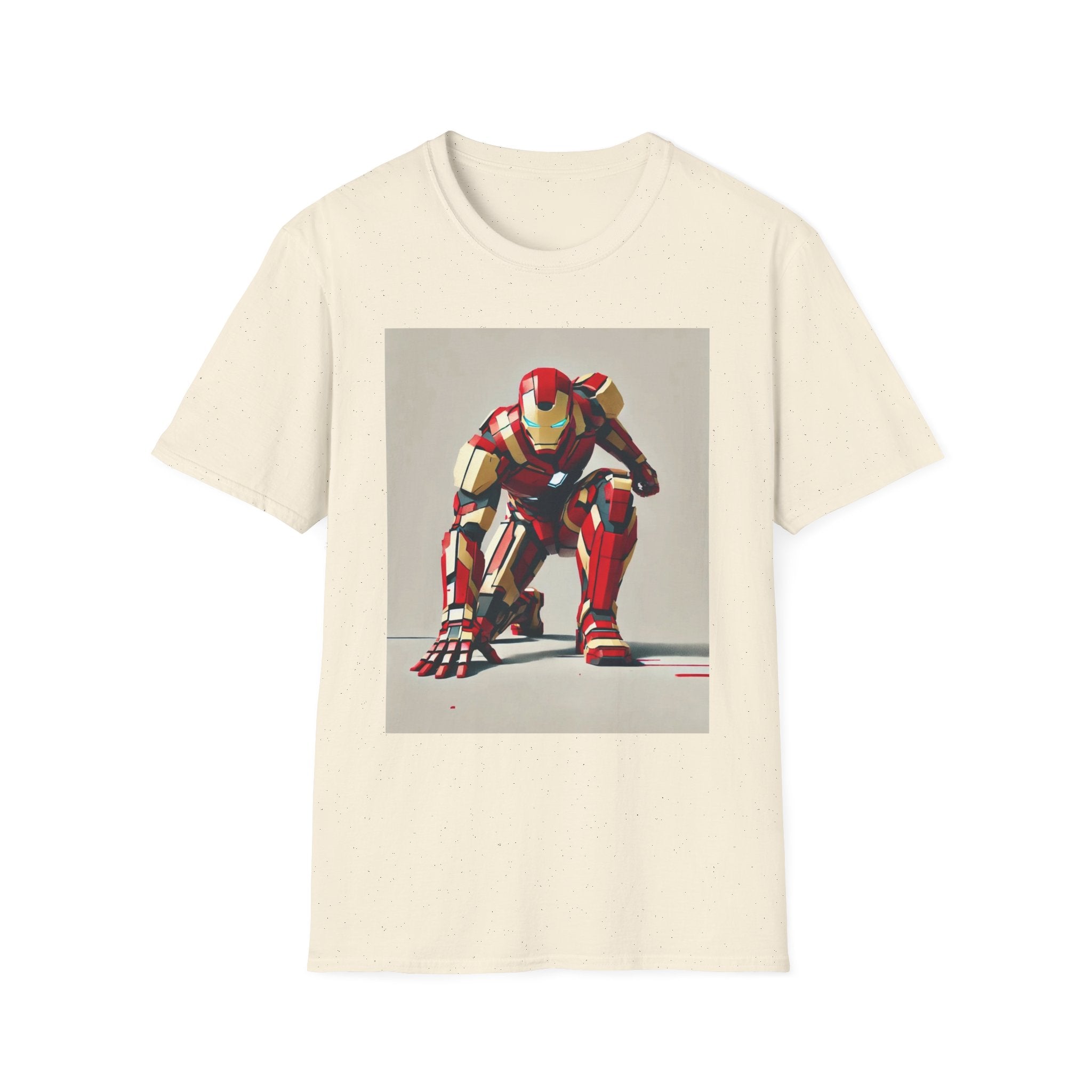 Iron Superhero Marvel T-Shirt - Comic Book Hero Unisex Tee, Graphic Top for Fans, Gift for Geeks, Justice League Shirt, Dark Knight