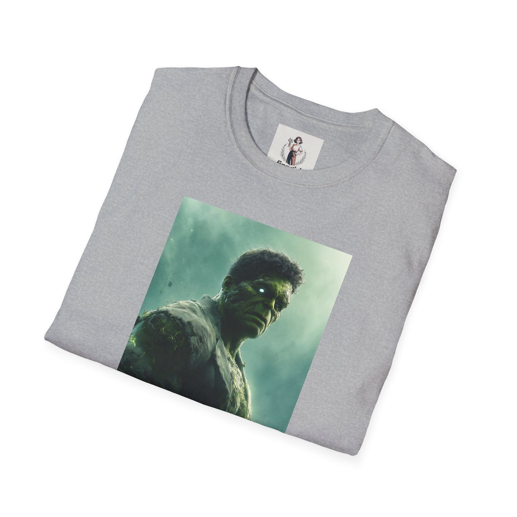 The Incredible Hulk Superhero Marvel Unisex Softstyle T-Shirt, Comic Book Tee, Geeky Clothing, Cosplay Costume Top