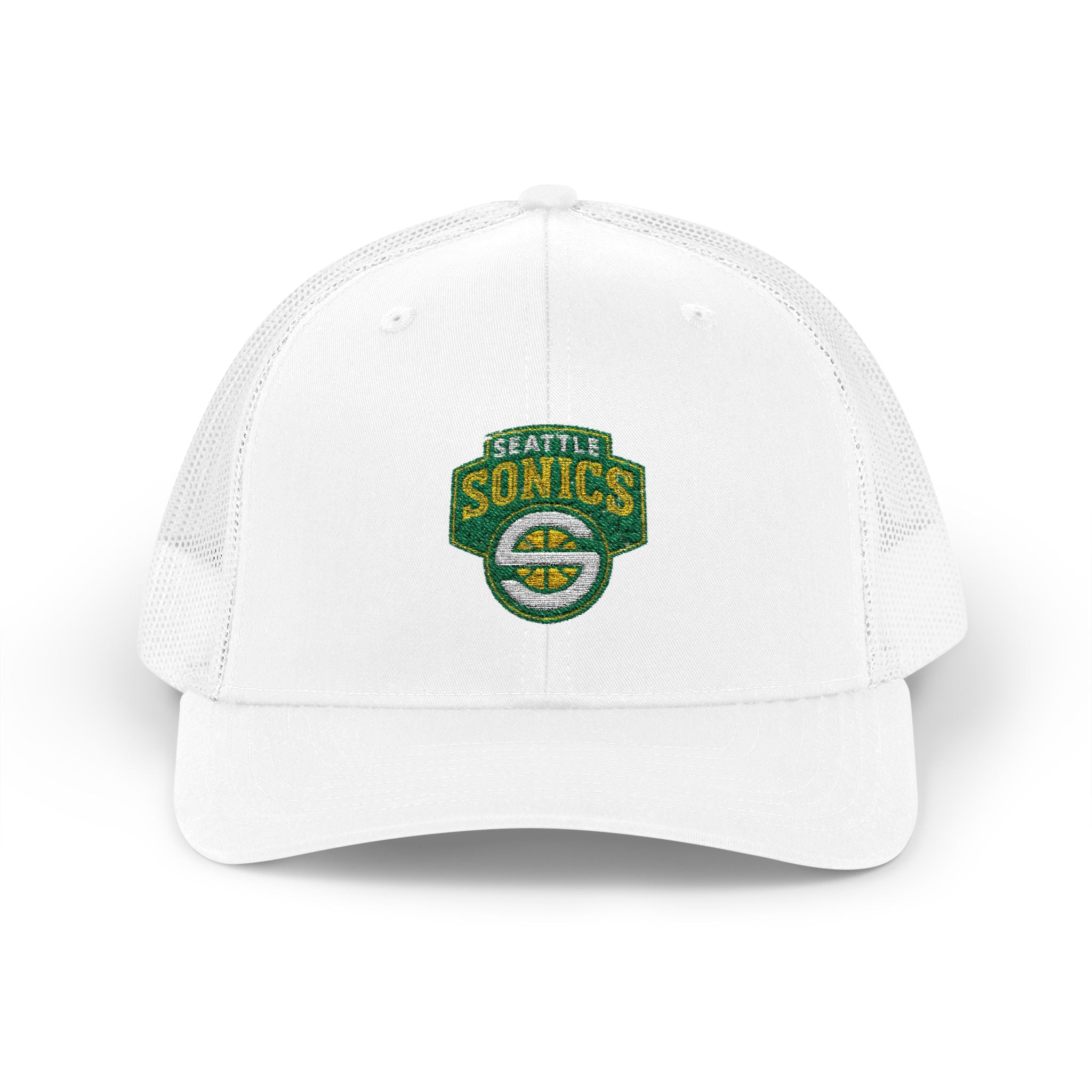 The Seattle SuperSonics Snapback Trucker Cap, American Flag Hat, Outdoor Cap, Casual Wear, Gift for Dad, 4th of July Apparel