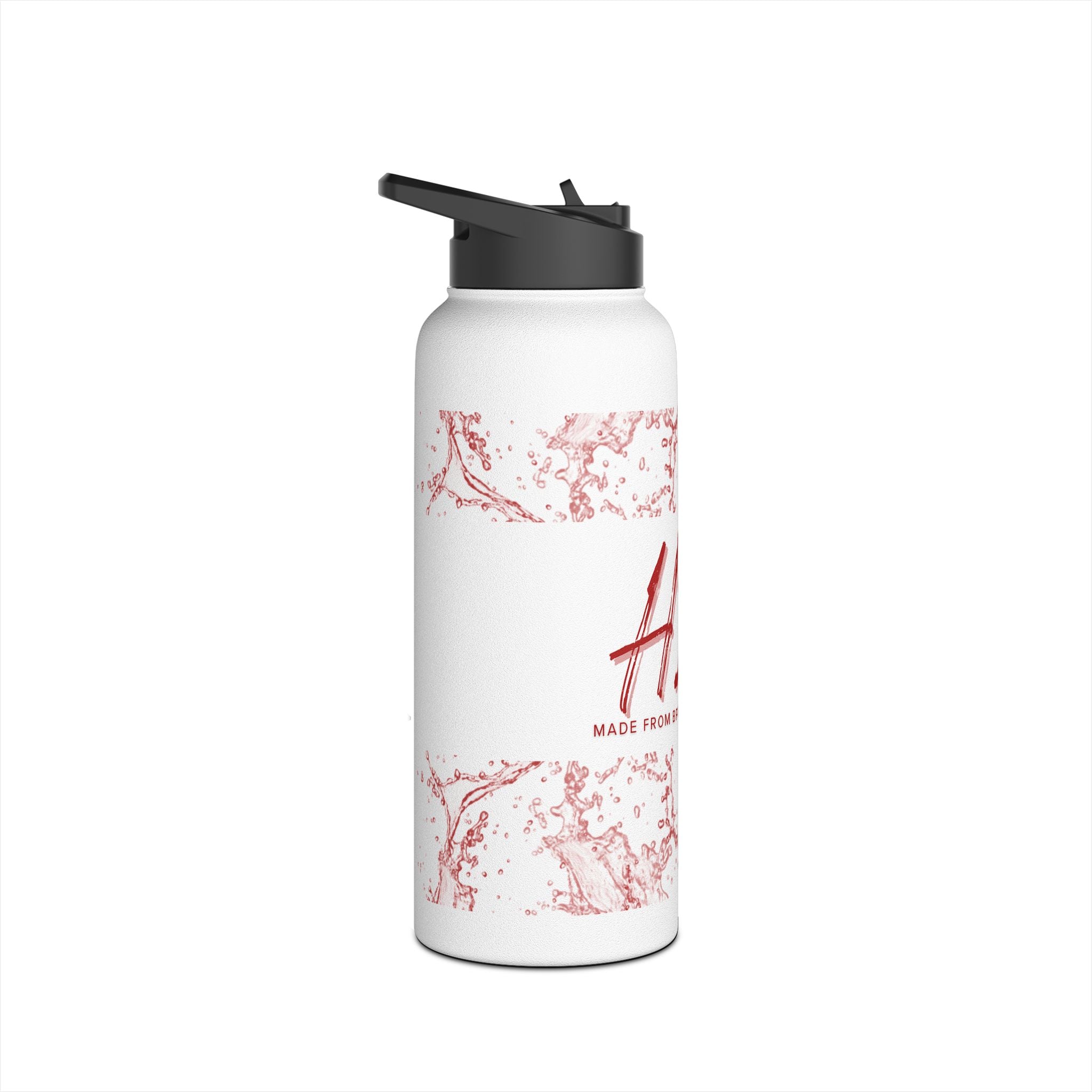 H2O Stainless Steel Water Bottle, Eco-Friendly Hydration for Travel, Sports, Yoga, Gifts, Outdoor Adventures