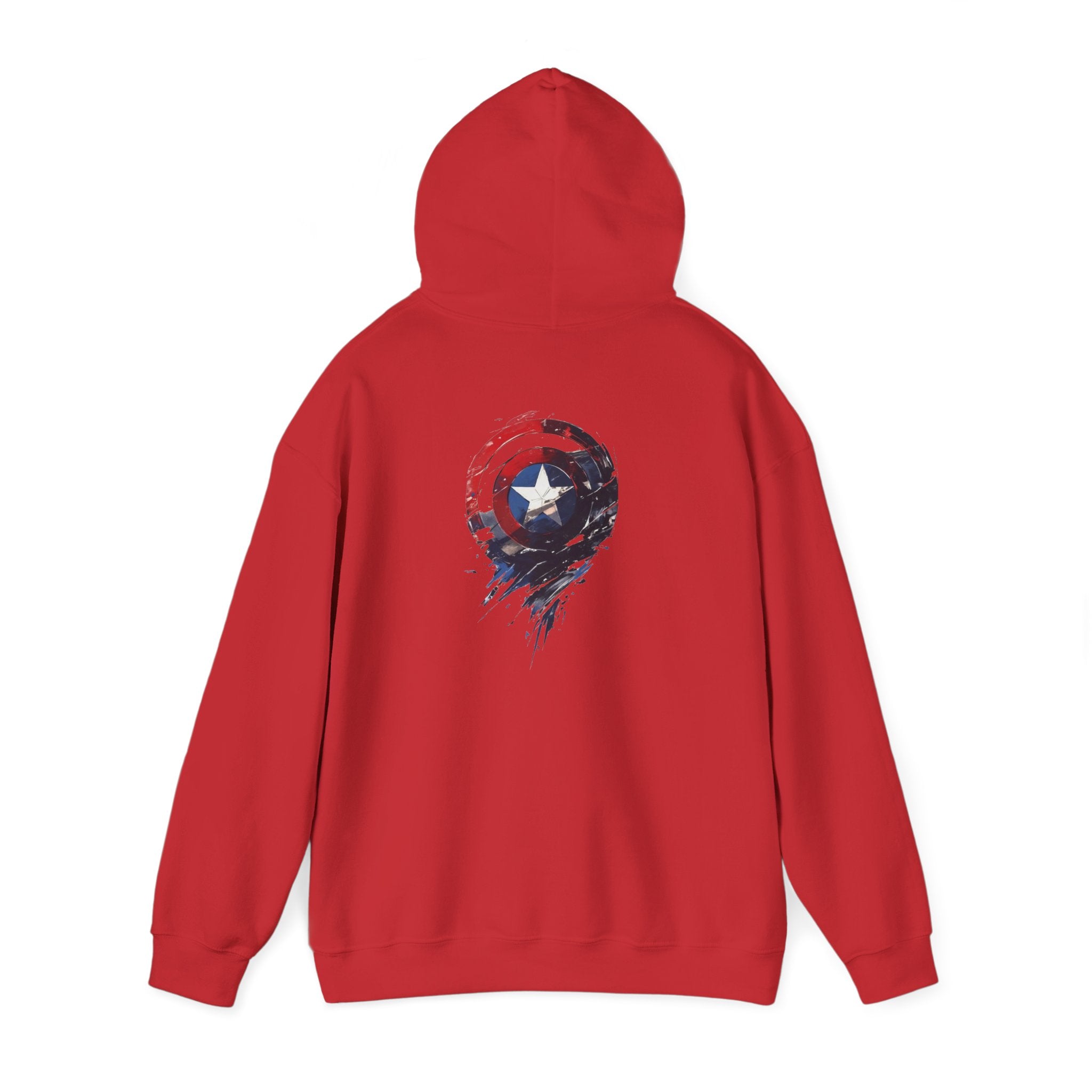 Hooded Sweatshirt - Captain America Design